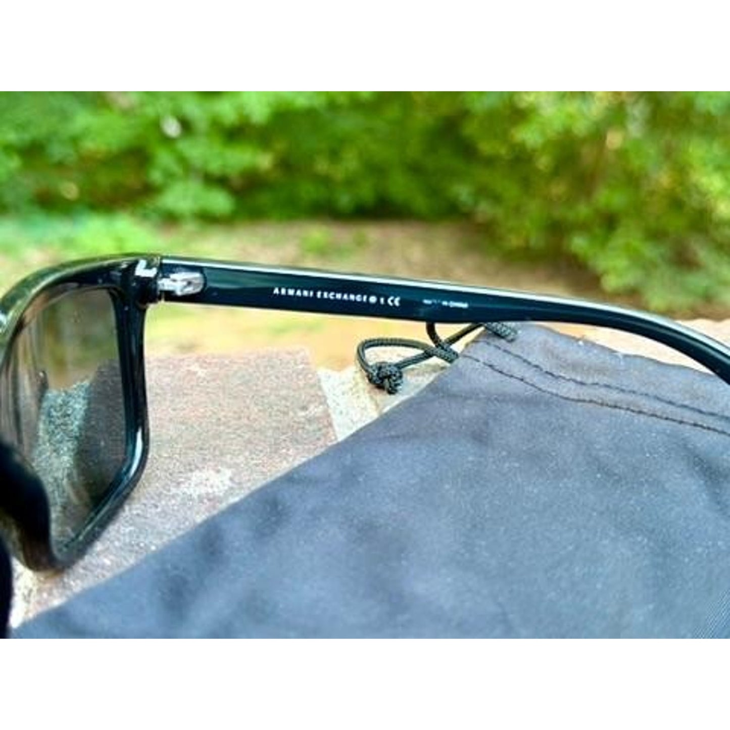 Armani Exchange AX 4045S Prescription Sunglasses Mens Black Frame 56 18 140