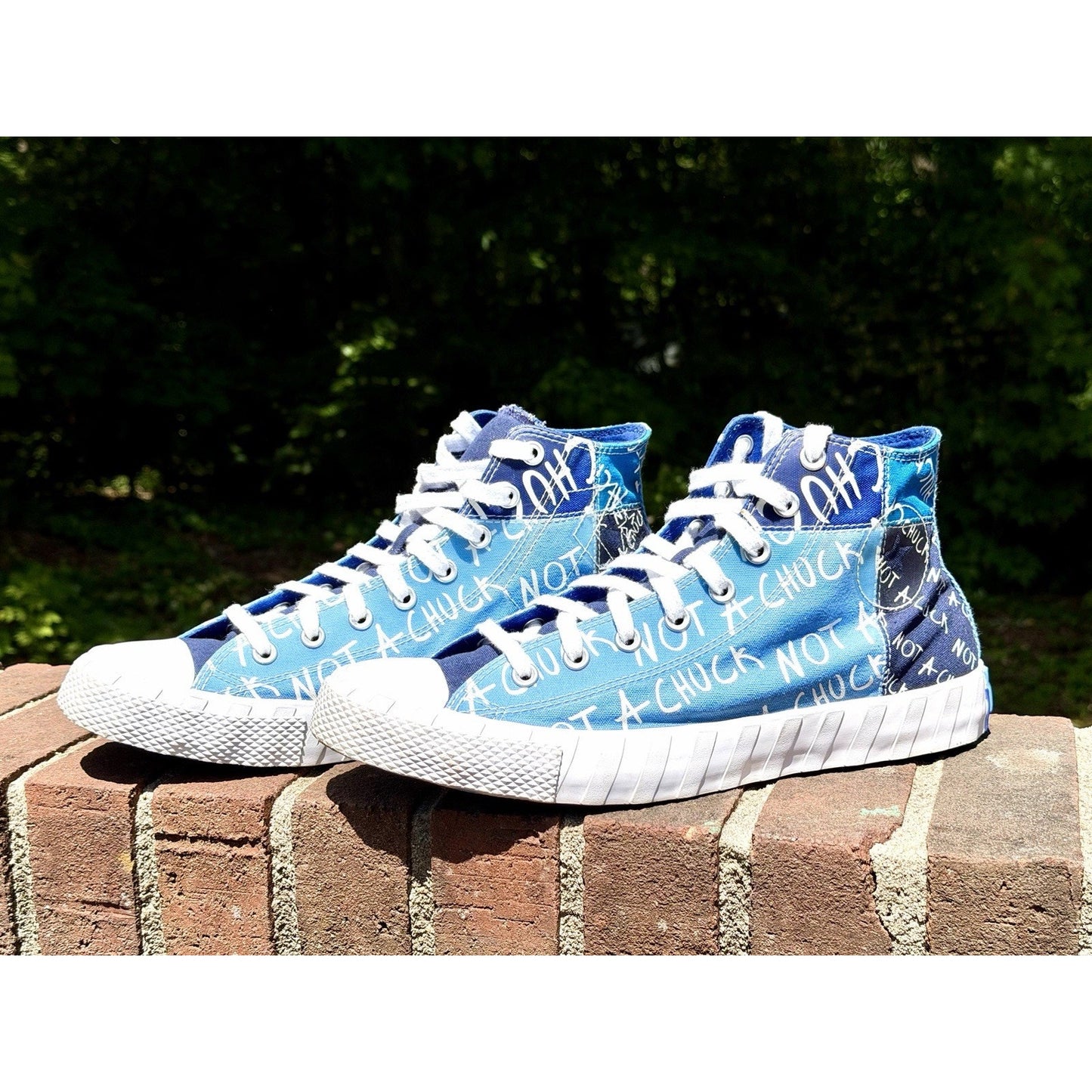 Converse UNT1TL3D Hi "Not A Chuck" University Blue Patchwork Men's Size 11.5