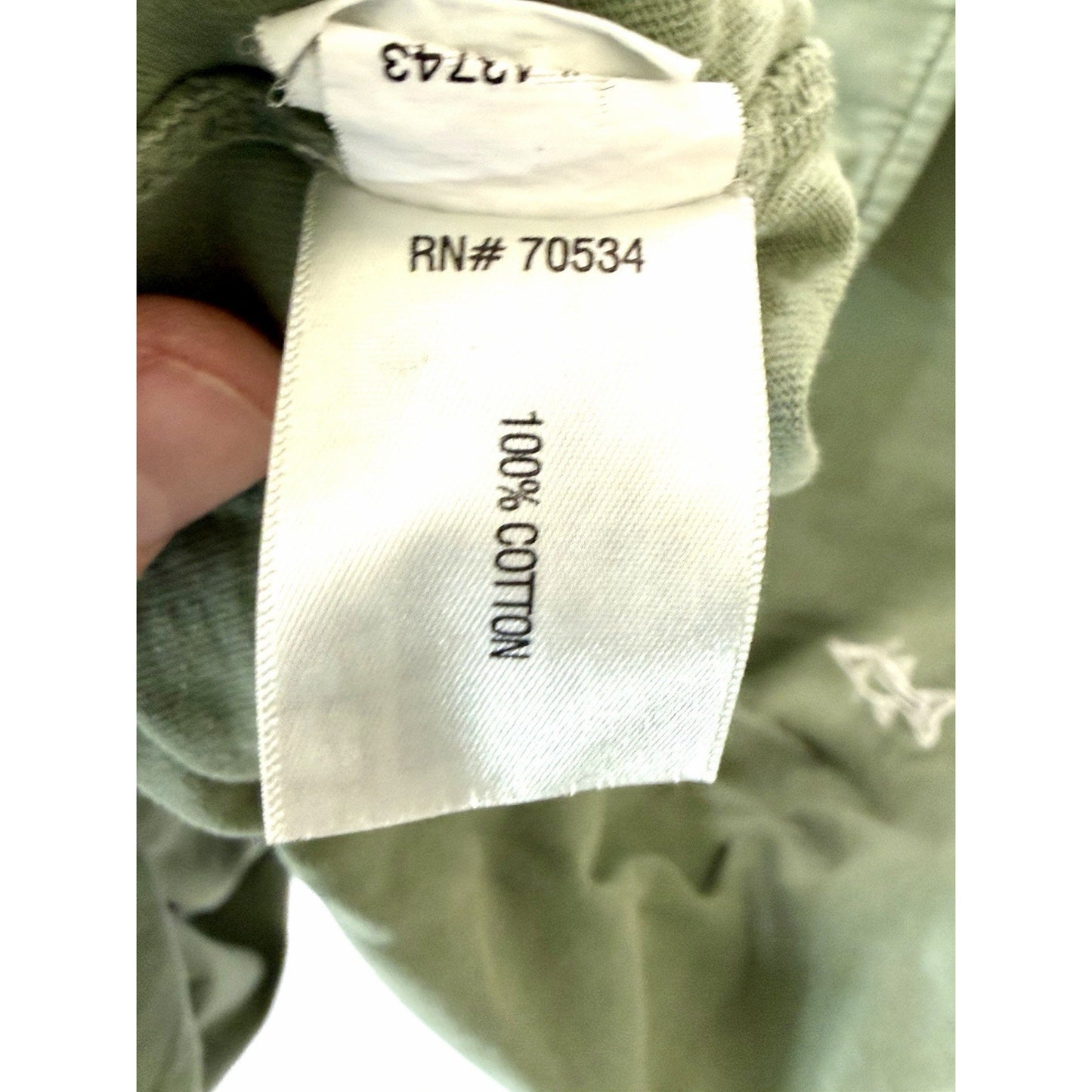 ORVIS Signature Polo Shirt Mens M Green Snook Fish Embroidered Pima Cotton EC