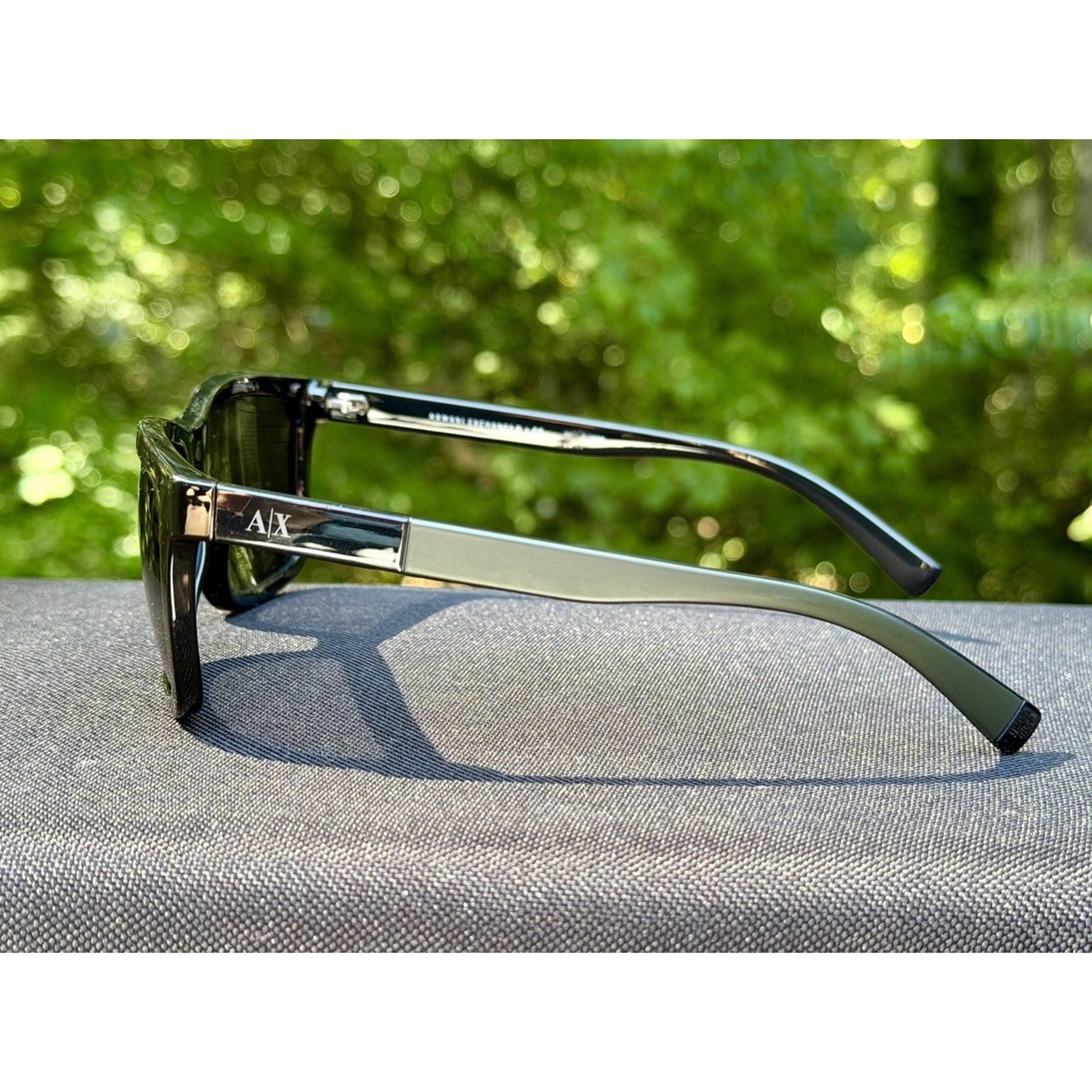 ARMANI EXCHANGE AX4162SU 838887 Matte Grey Black Men's 57 mm Sunglasses