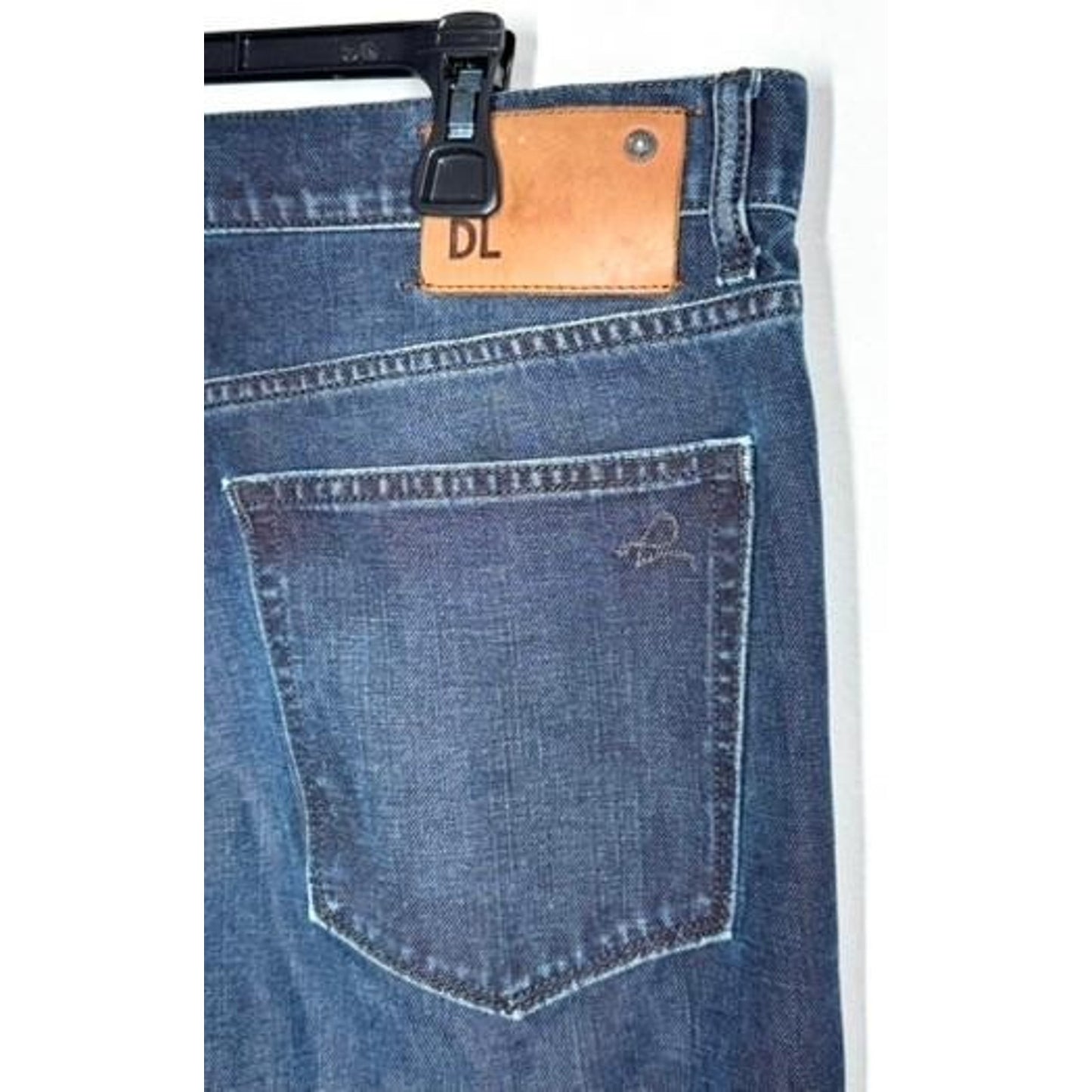 DL1961 Jeans Mens 36 Blue Denim DLX 360 Comfort Stretch Straight Leg
