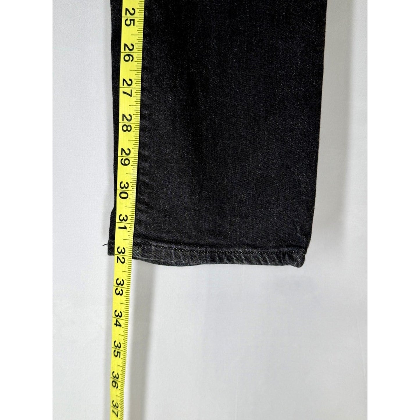 Armani Exchange J14 Skinny Jeans Mens 36 Black Denim Stretch Pants