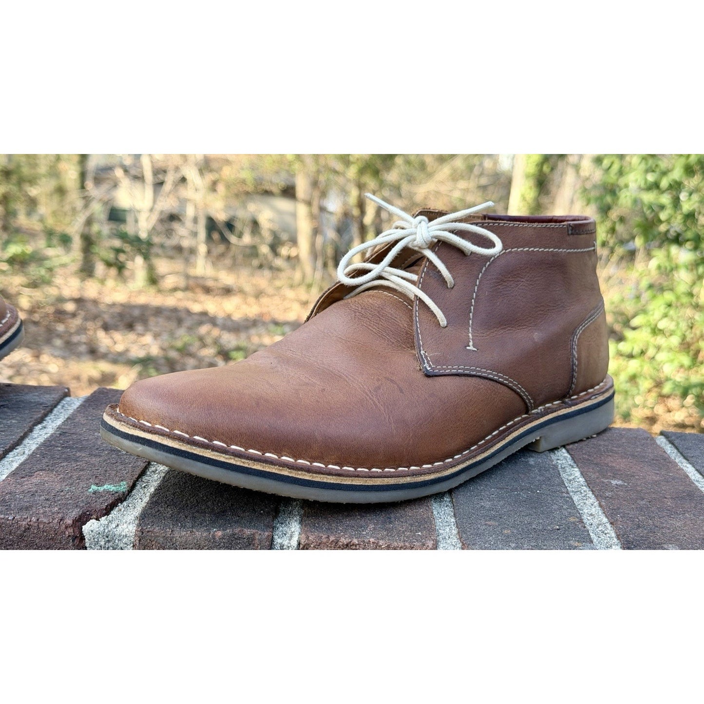 Steve Madden Heston Chukka Boots Tan Leather - Worn Twice/Cleaned Men’s Size 12