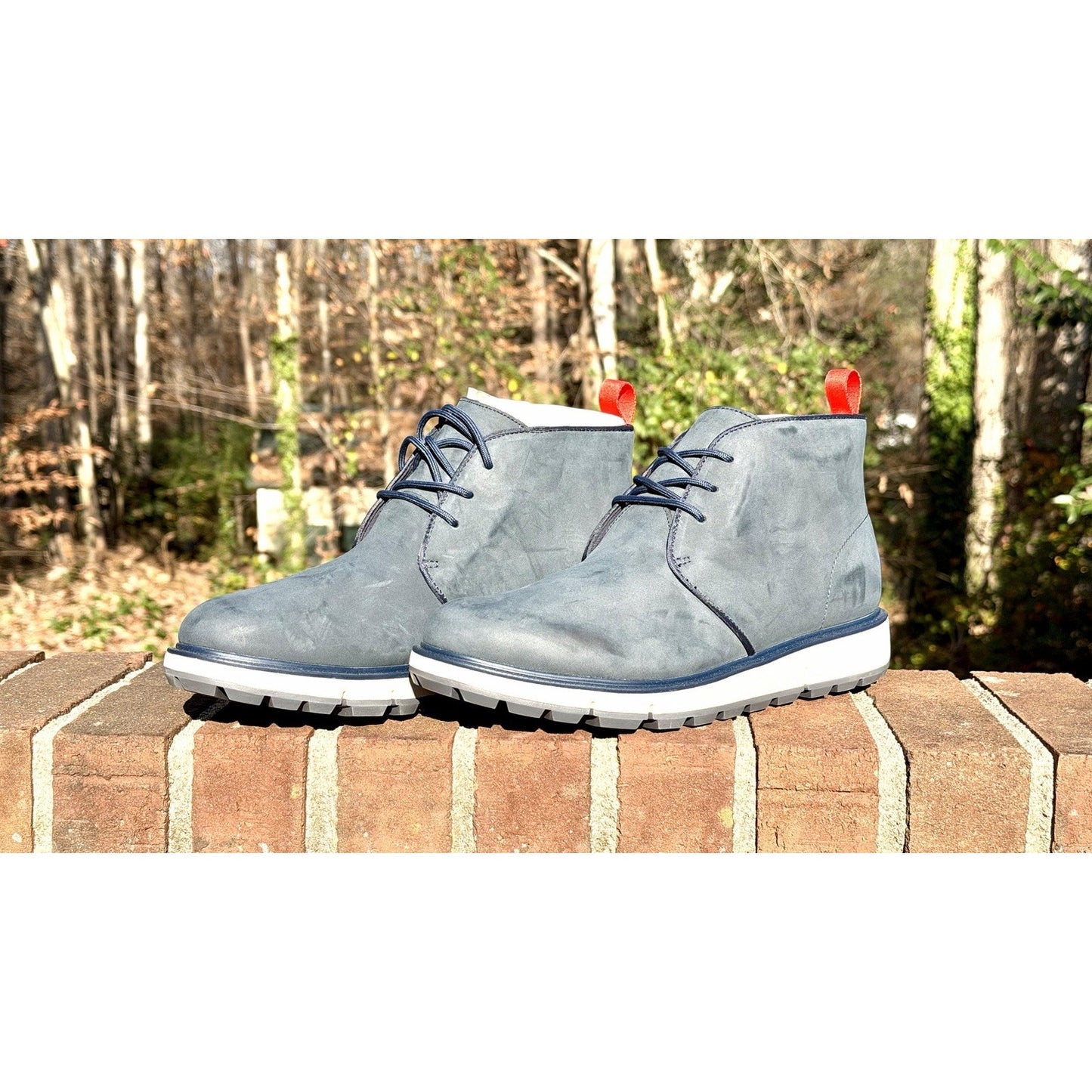NWT SWIMS Men's Motion Chukka Boots Color Navy Men’s Size 8 / $258 Retail