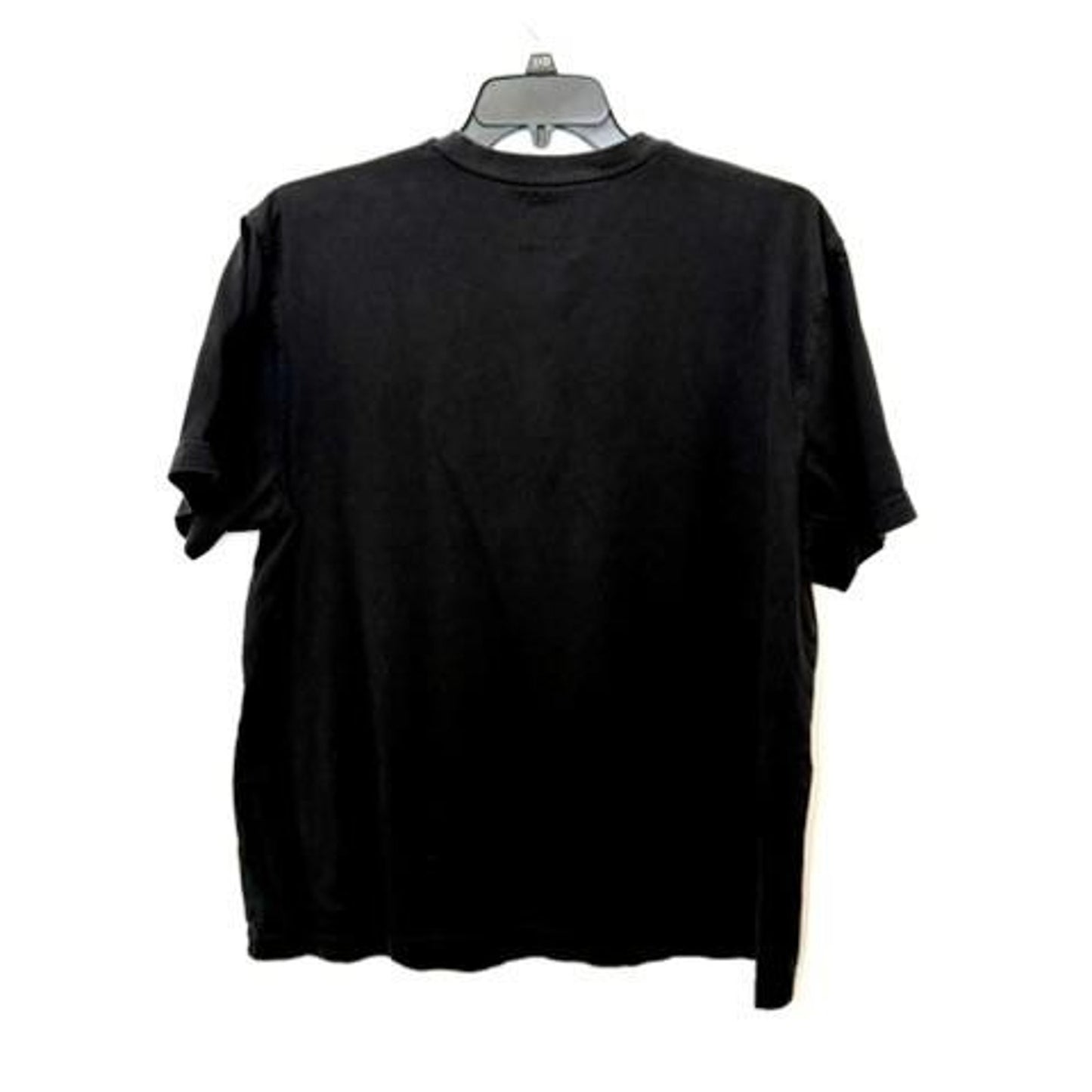 LL Bean Henley Shirt Mens XL Black Short Sleeve Traditional Fit Cotton Tee