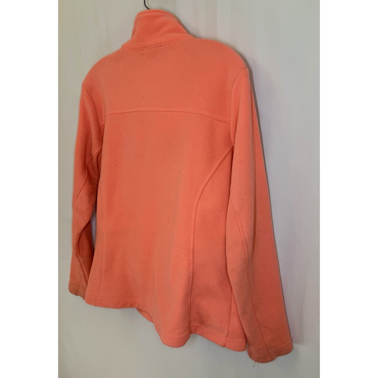 Columbia Jacket, Women's Size Large, Pink, Full Zip, Pocket on arm
