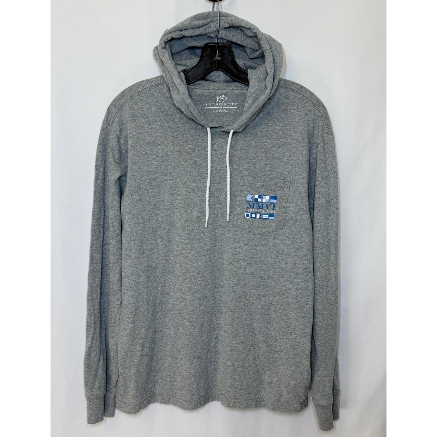 Southern Tide Hoodie Men’s Medium Pullover Sweatshirt MMVI Graphic Design