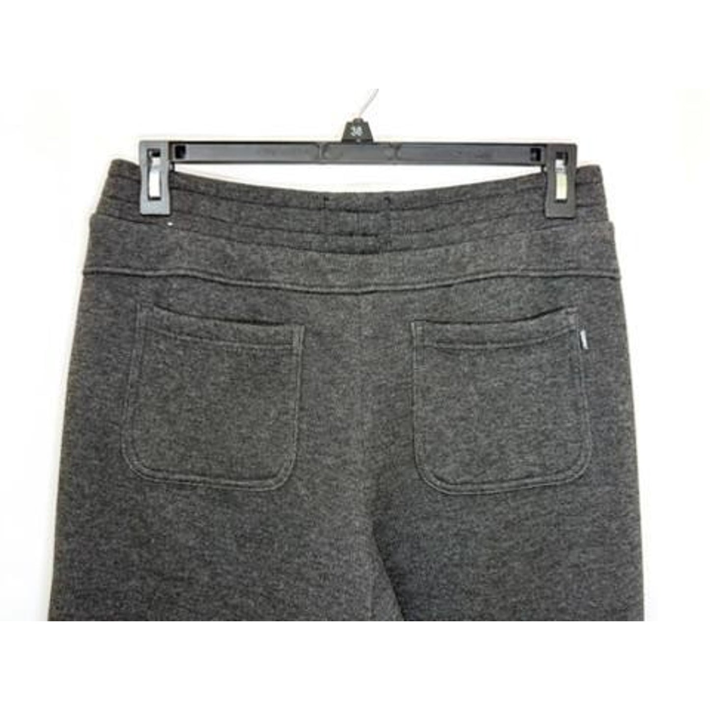 Mondetta Women's Jogger Sweatpants Size L Dark Gray Heathered Fleece Activewear