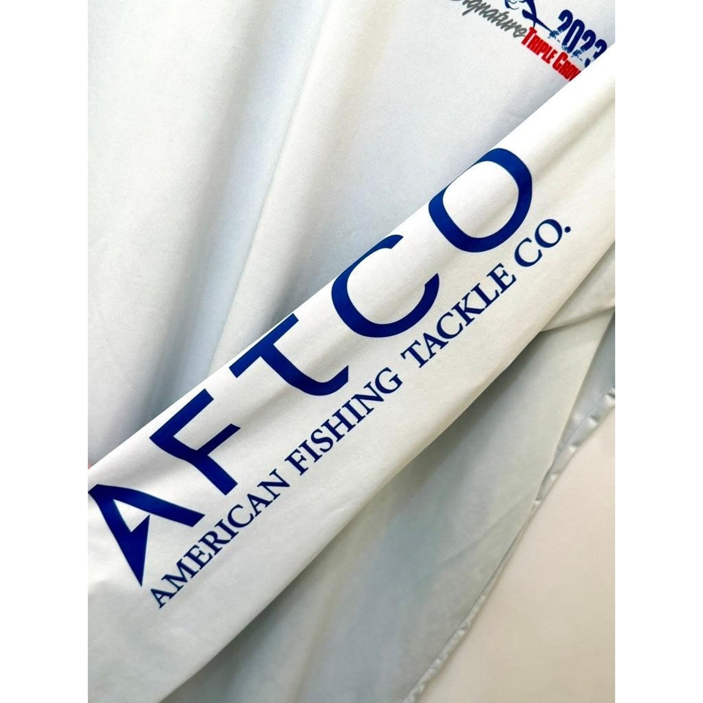 AFTCO Signature Triple Crown 2023 Fishing Shirt Mens Large Gray Long Sleeve