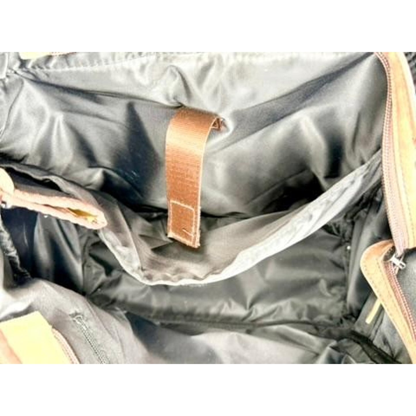 Stitch Golf Vintage Tuxe Tote Backpack Mens Tan Brown Convertible Travel Bag