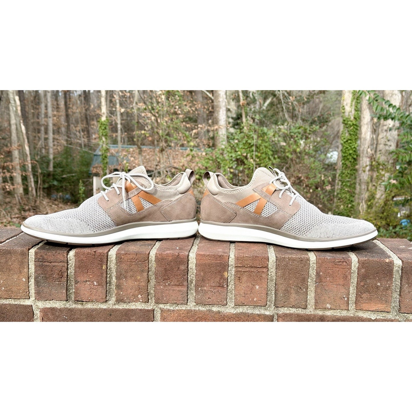 Florsheim Venture Knit Plain Toe Sneaker / Men’s Size 13W / Mushroom/ Worn Once!