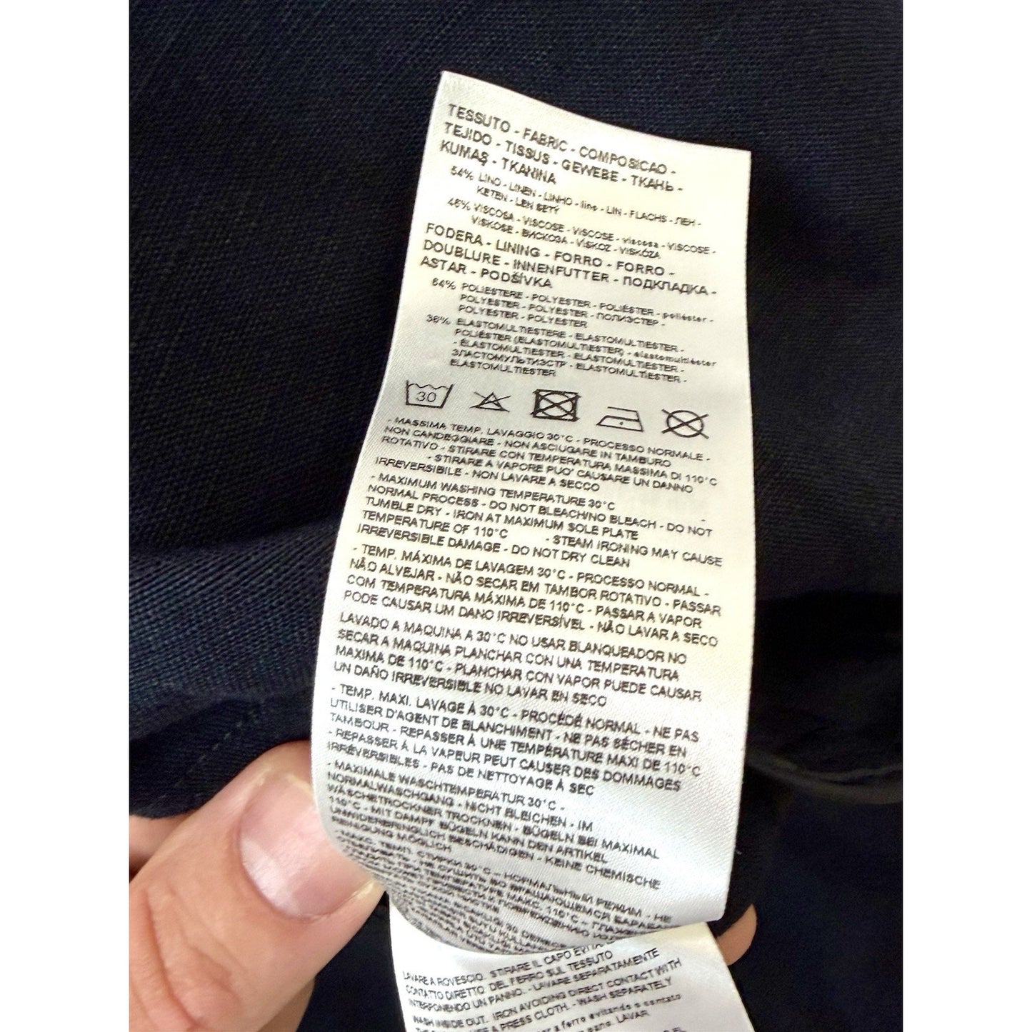 A/X Armani Exchange Linen-Blend 2-Button Sport Coat - Men’s Size 40R - $220 New