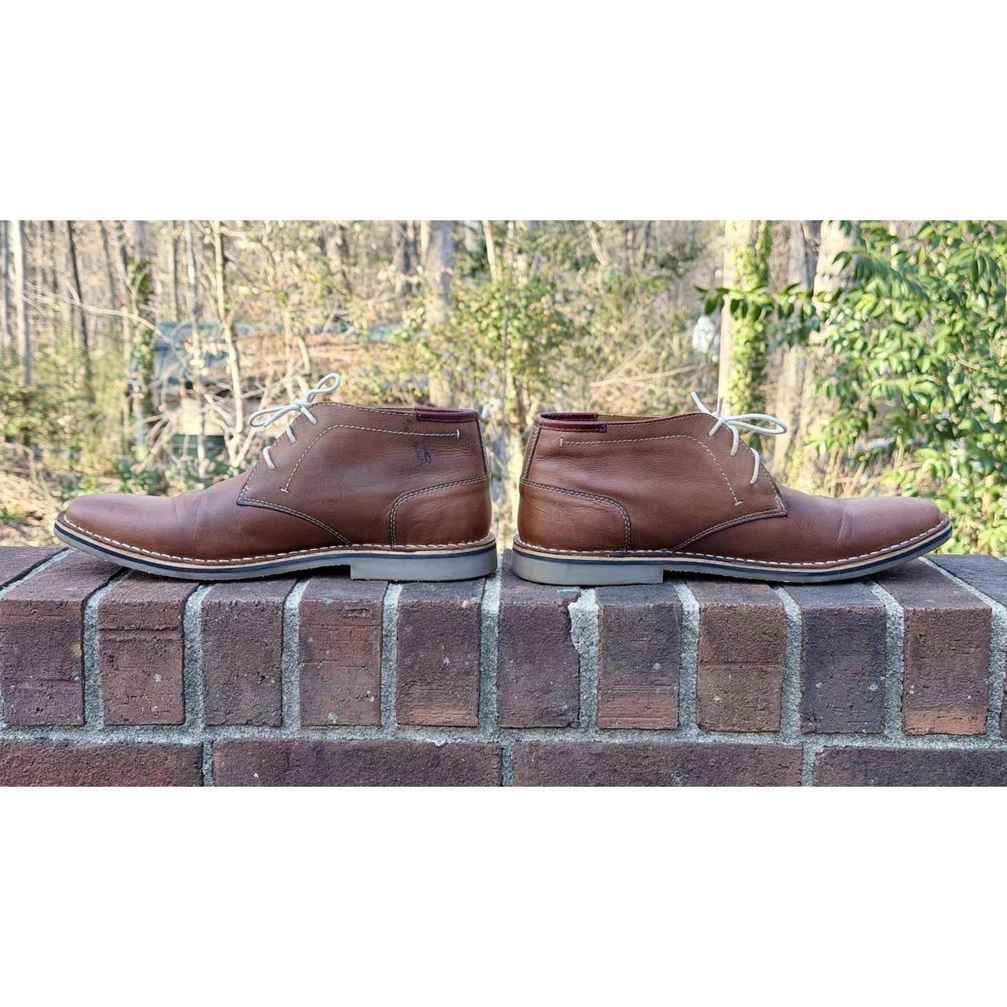 Steve Madden Heston Chukka Boots Tan Leather - Worn Twice/Cleaned Men’s Size 12