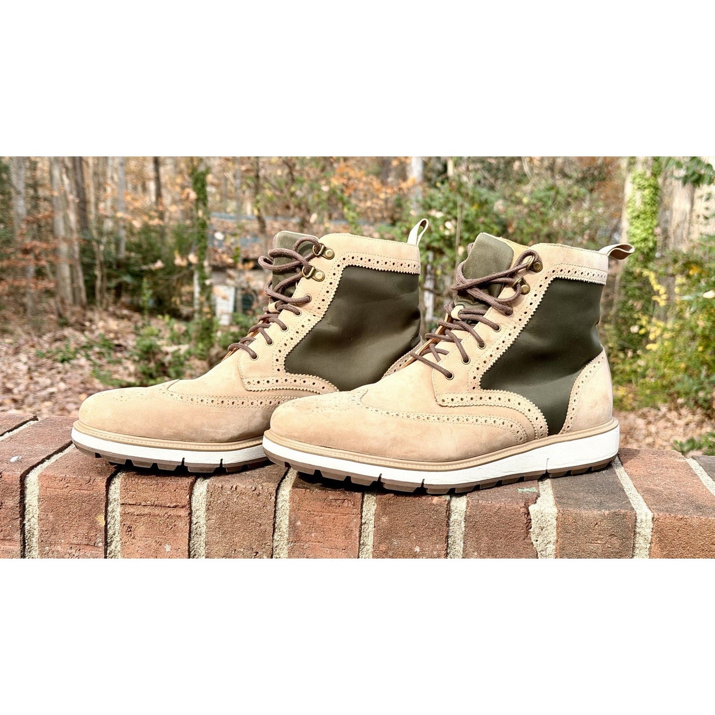 SWIMS Men’s Motion Wingtip Brogue Boots Size 11.5 New NWOT $298 MSRP