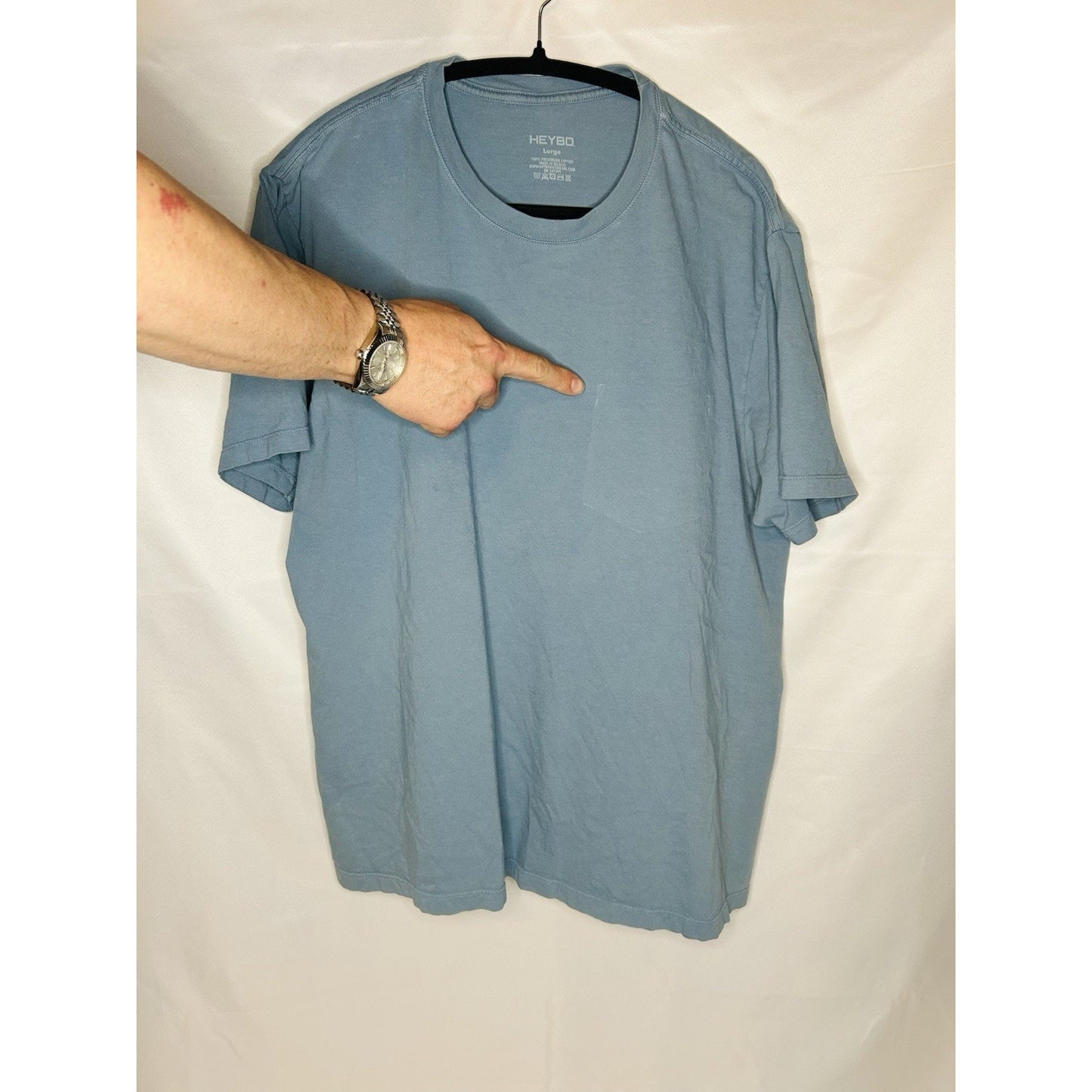 Heybo Topwater Lure Ring Spun T-Shirt - Men’s Large