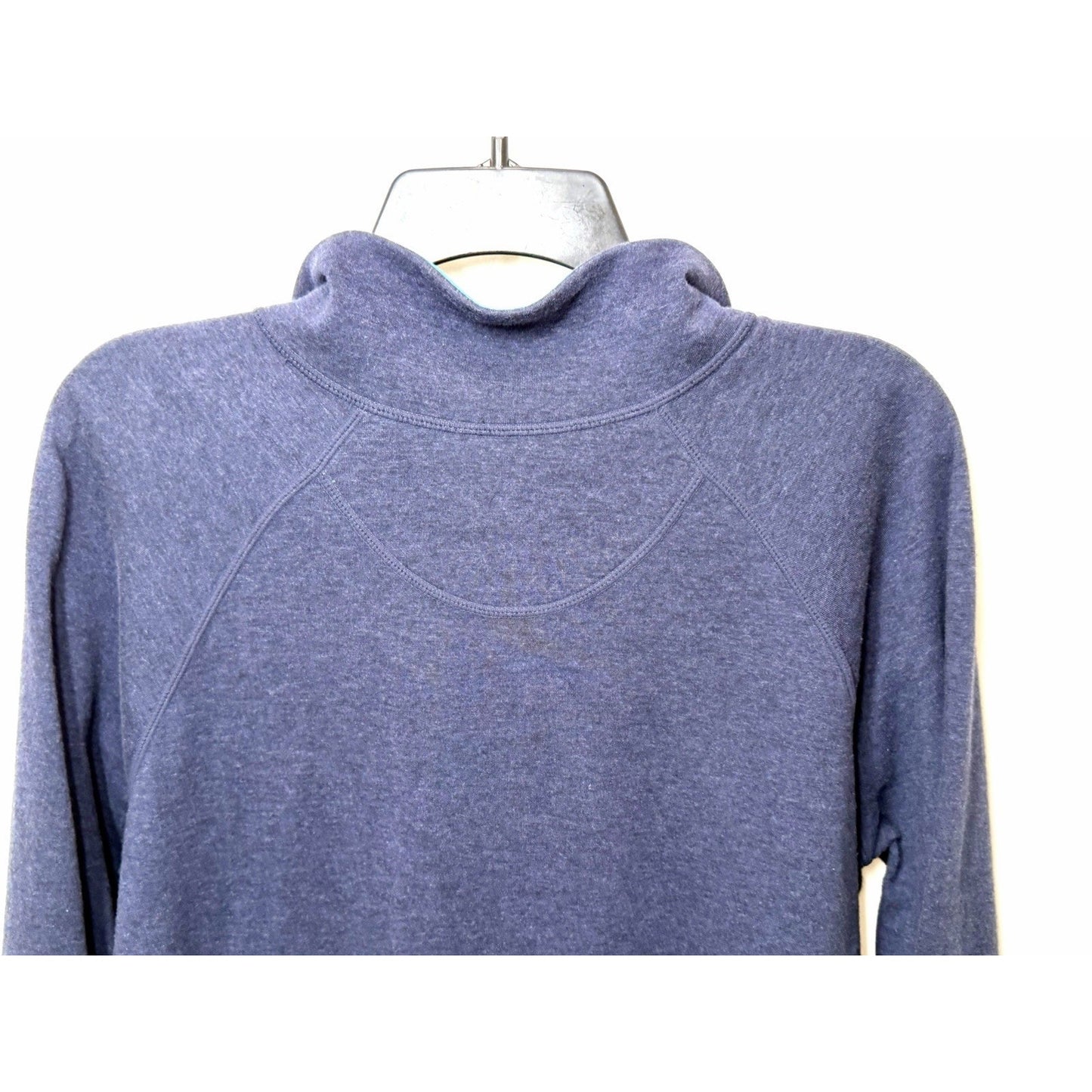 Tommy Bahama Flipshore Reversible Half Zip Pullover Women’s Large L Navy Teal