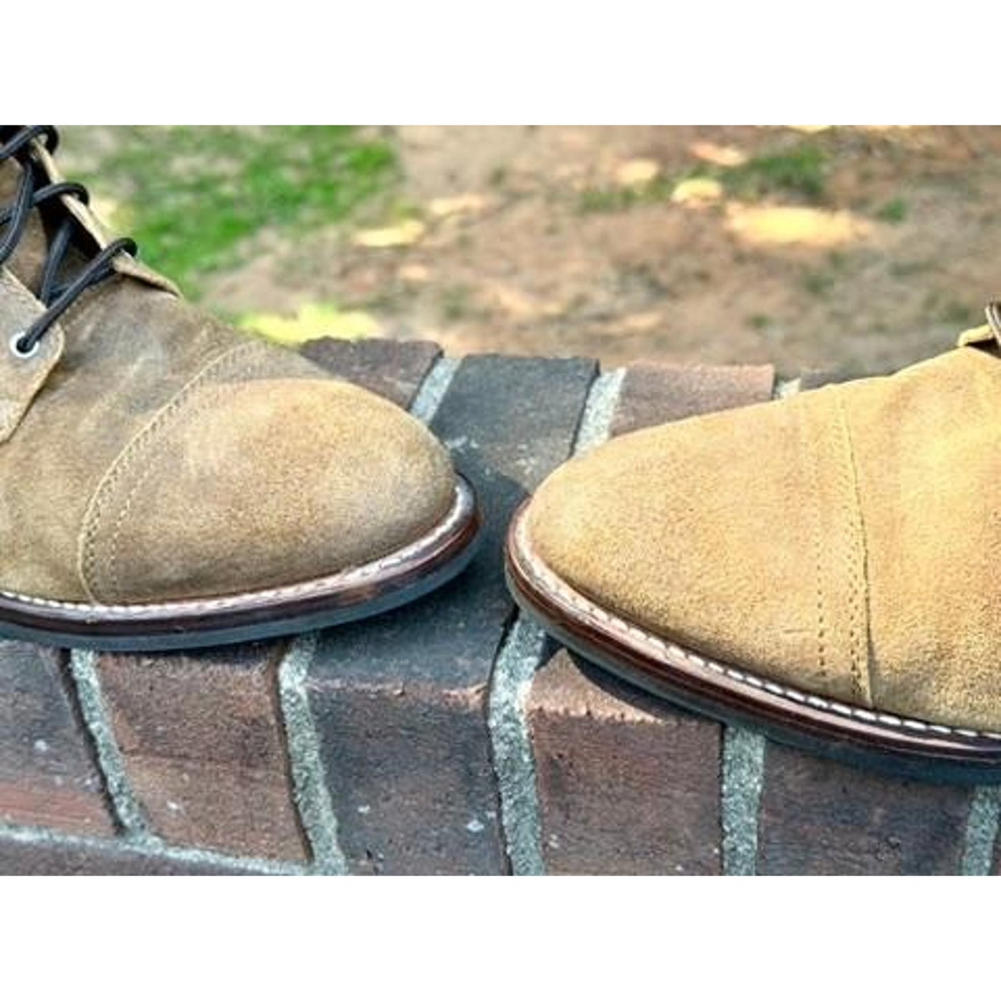 Thursday Boot Co Captain Mens 13.5 Safari Suede Cap Toe Lace Up Boots