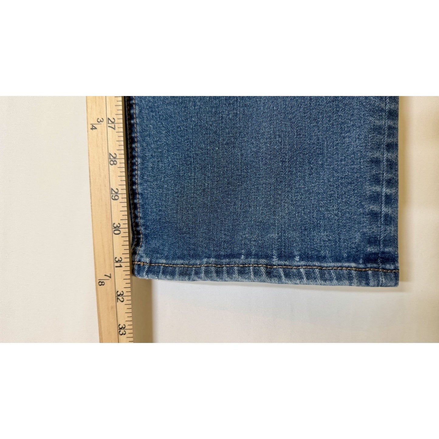 UB Tech Jeans Mens Travel Explore Discover Straight Stretch Denim Blue 38x32