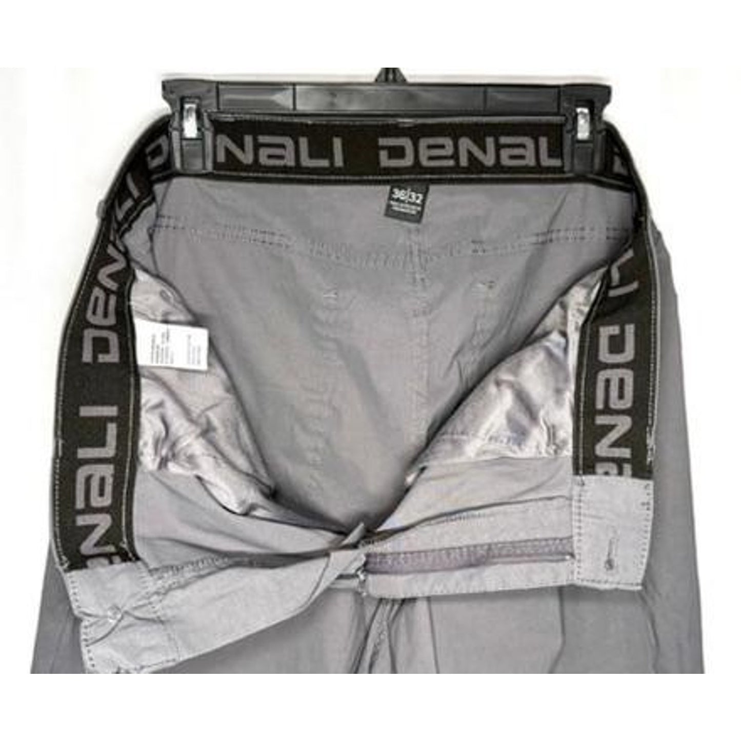 Denali Mens Pants 36x32 Gray Nylon Spandex Stretch Hiking Outdoor Travel