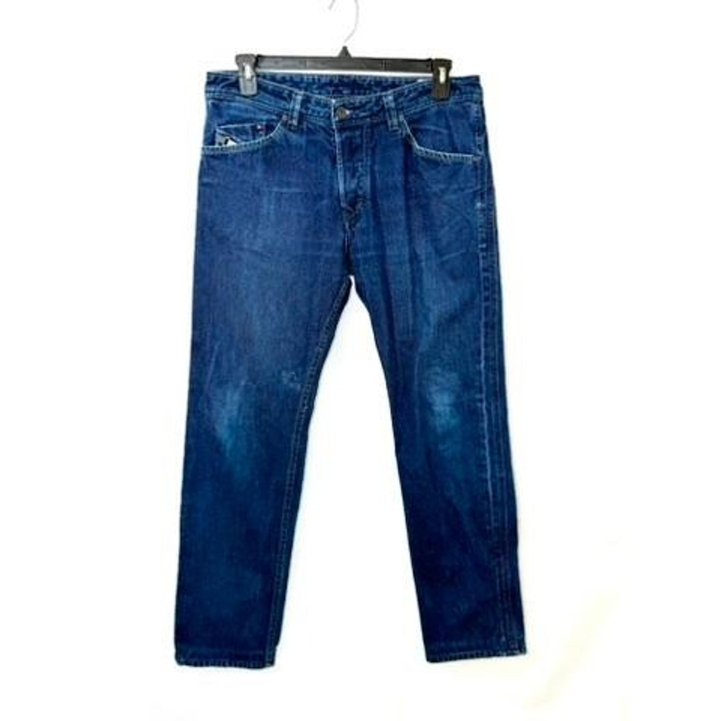 Diesel Darron Jeans Mens 34x34 Blue Denim Wash 0081L Tapered Cotton Morocco