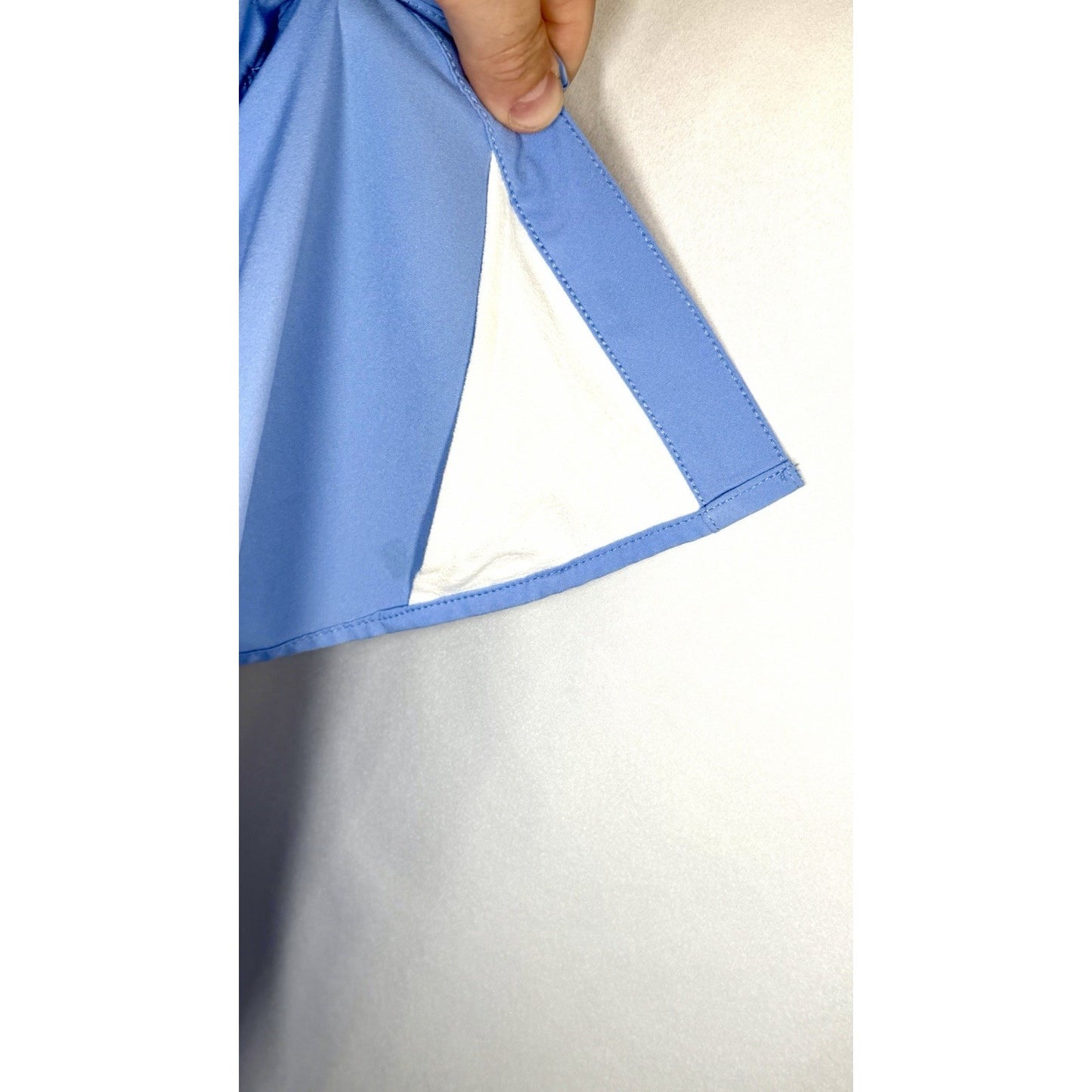 World Wide Sportsman Fishing Shirt Men’s L Periwinkle Vented Short Sleeve Button