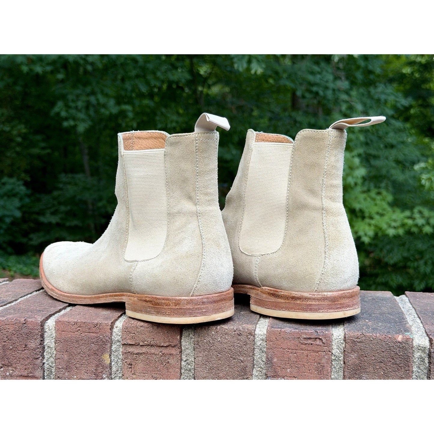 New Republic By Mark McNairy - Chelsea Boot - Men’s Size 12/45.5 EU - Tan Suede