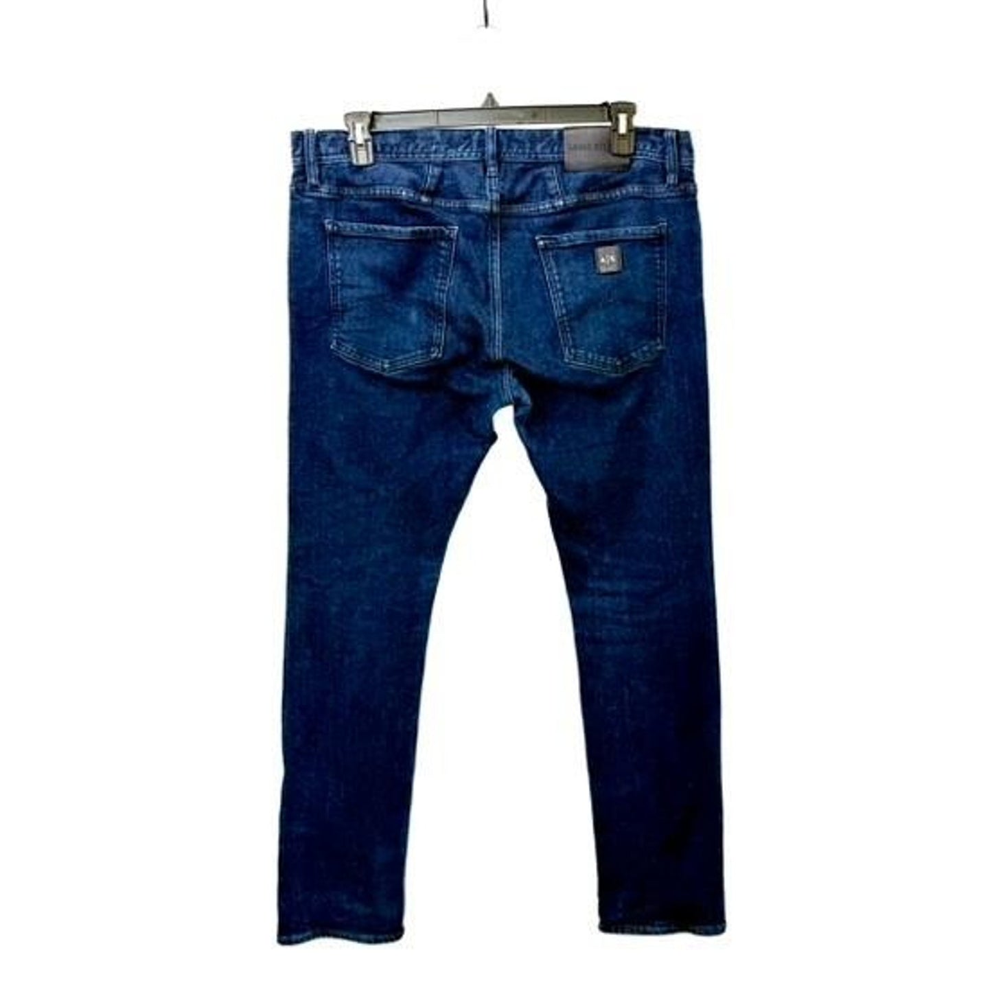 Armani Exchange J13 Slim Fit Jeans Mens Size 36 Dark Wash Blue Denim