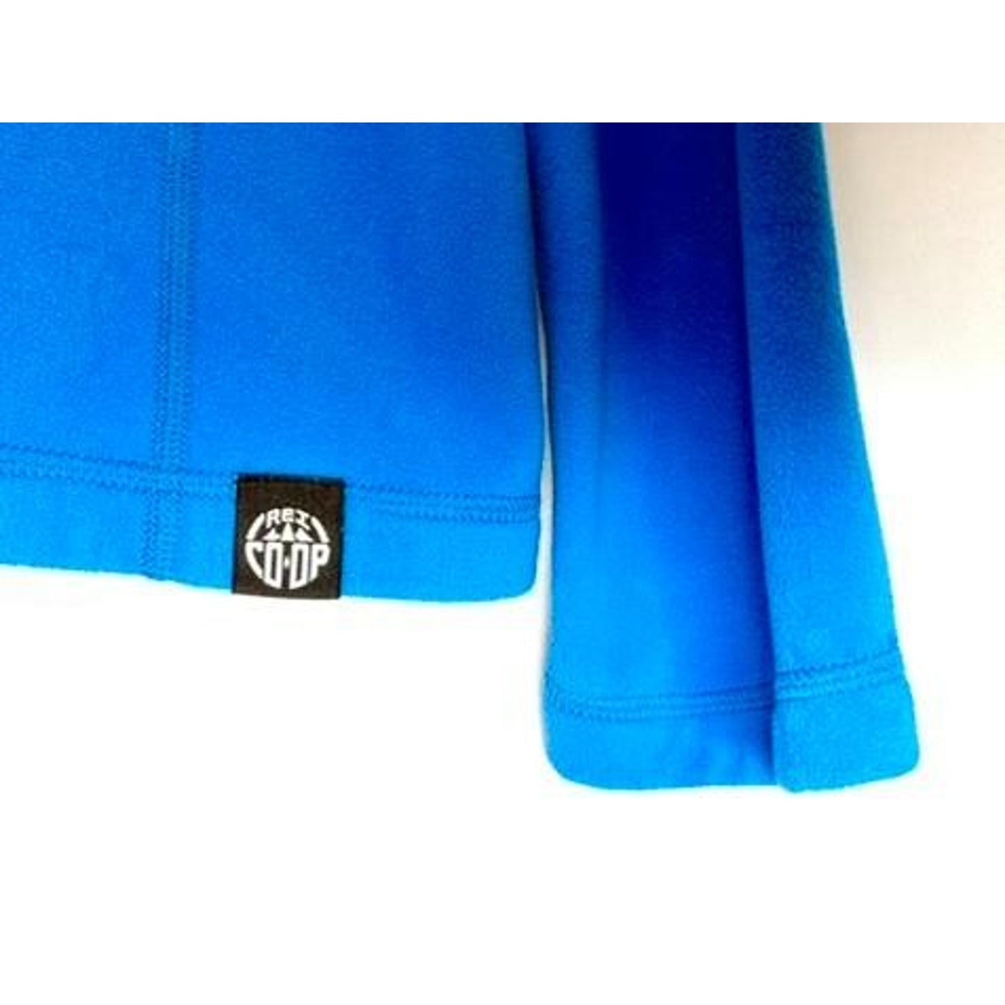 REI Co-op Fleece Pullover Mens Large Blue 1/4 Zip Jacket Polyester