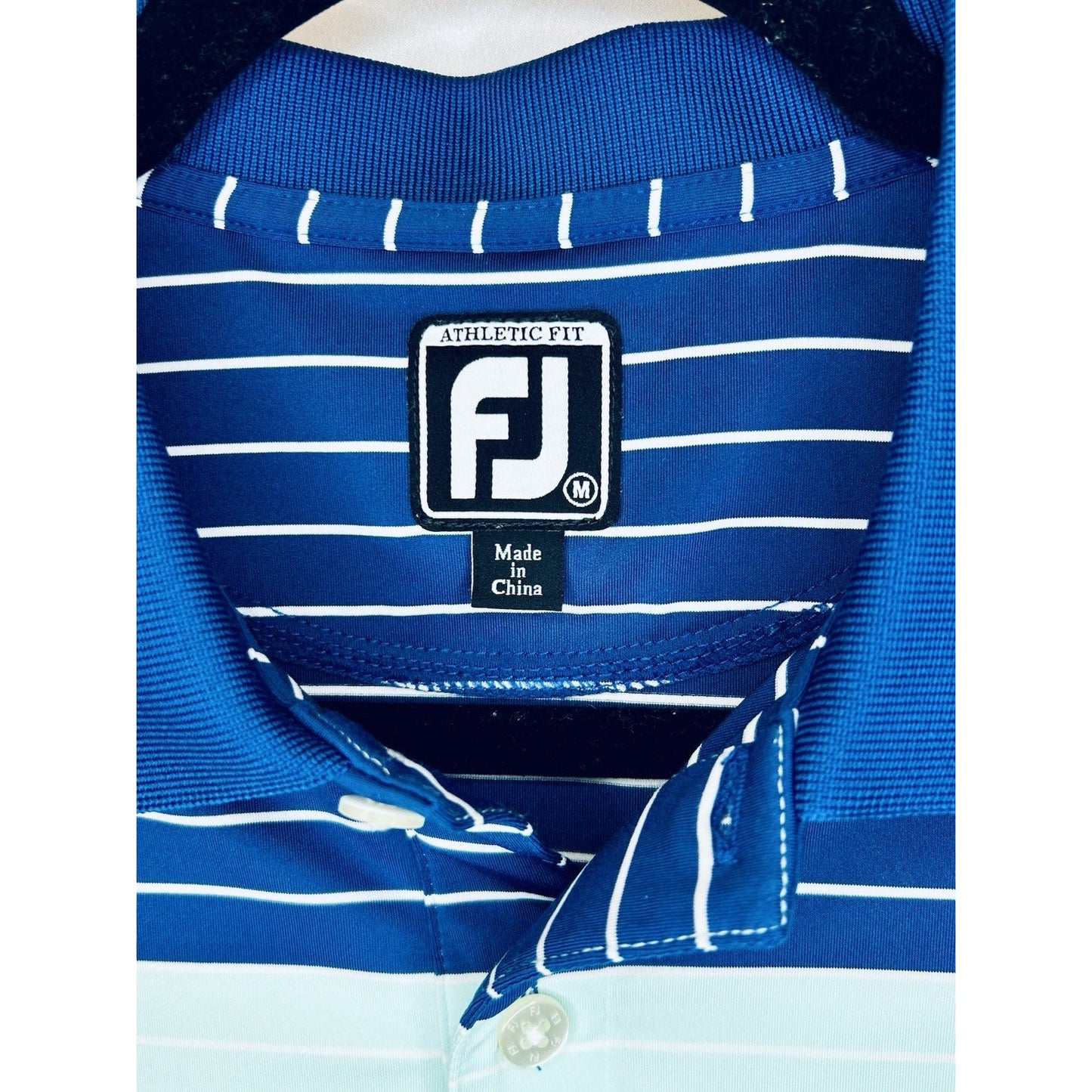 FootJoy FJ Men's Medium Short Sleeve Golf Polo Logo