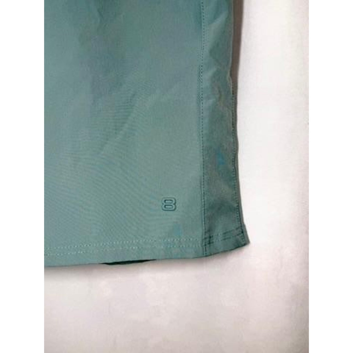 Layer 8 Boys Qwick-Dry Athletic Shorts Size 7/8 Sage Green Elastic Waist