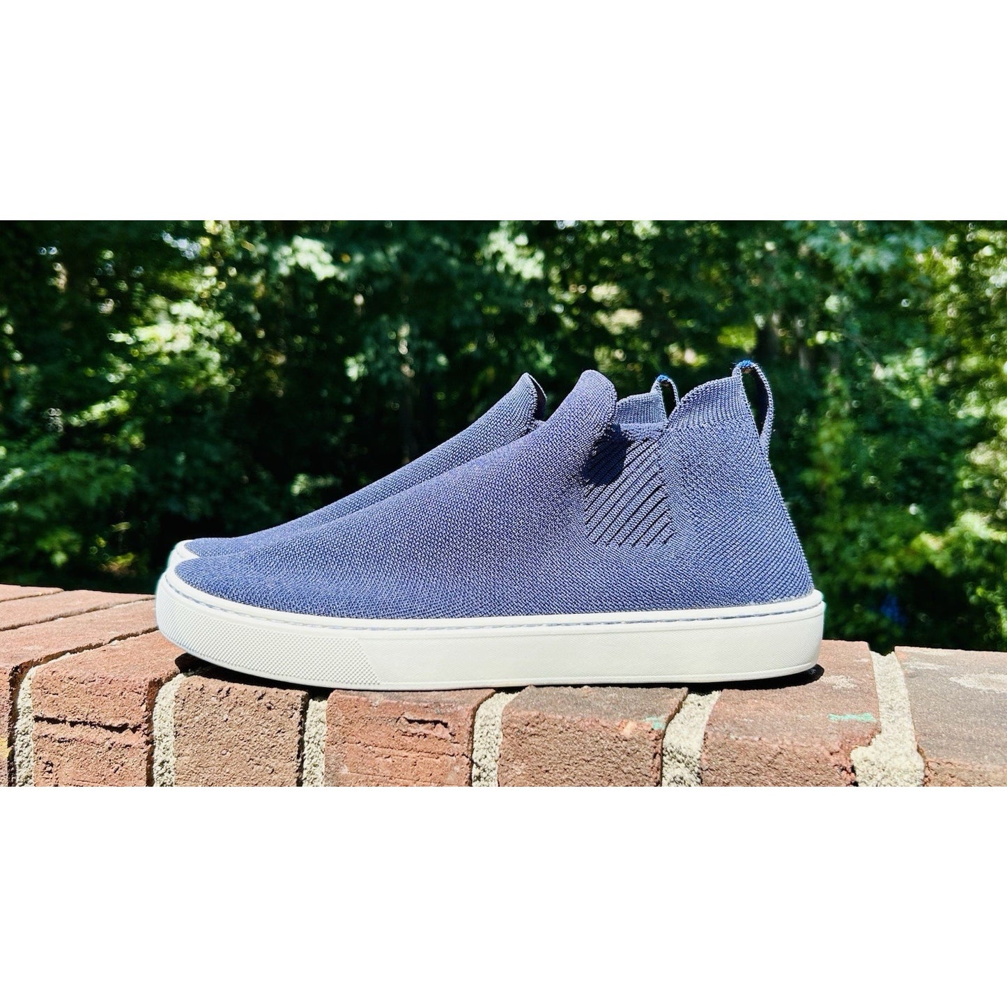 Rothy’s Women’s The Chelsea Pull-On High Top Ankle Boots Nightfall Navy Blue 9.5