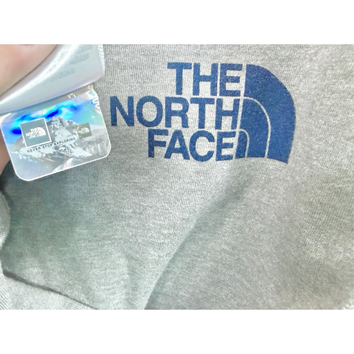 The North Face T-Shirt Men's Large Long Sleeve T-Shirt Grey Cpix