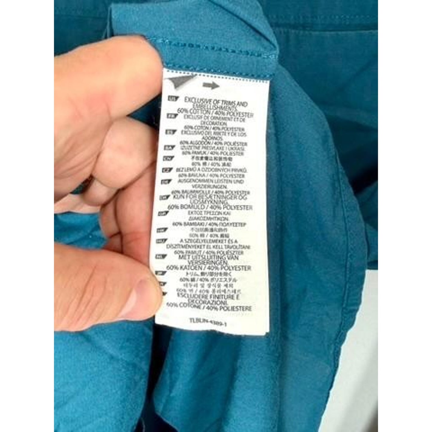 5.11 Tactical Shirt Mens Large Blue Long Sleeve Snap Button Casual Outdoor