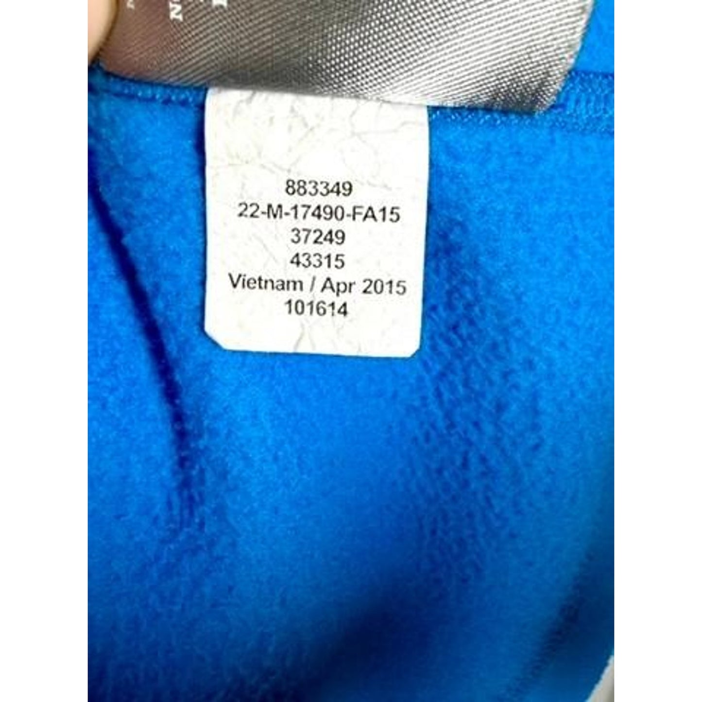 REI Co-op Fleece Pullover Mens Large Blue 1/4 Zip Jacket Polyester