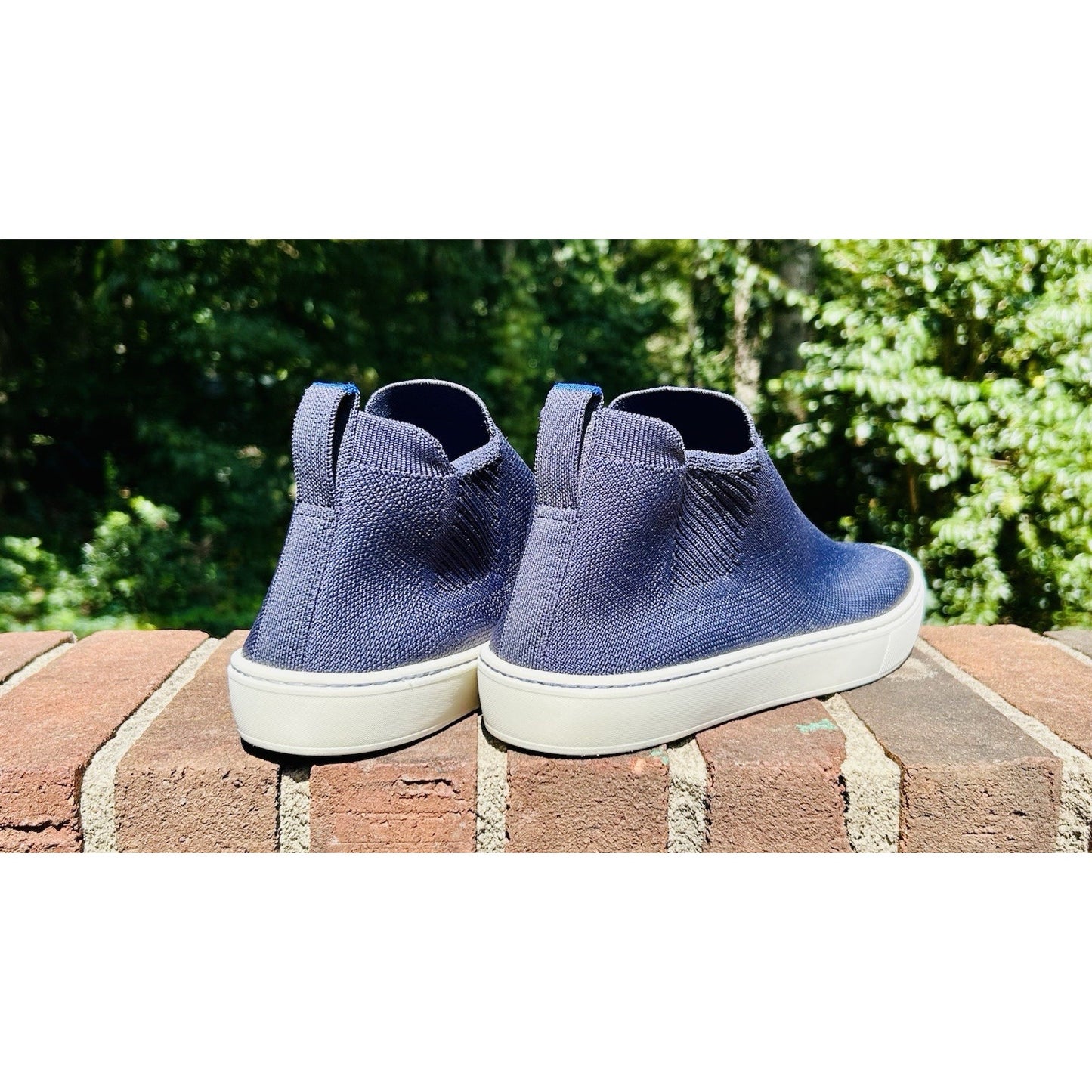 Rothy’s Women’s The Chelsea Pull-On High Top Ankle Boots Nightfall Navy Blue 9.5