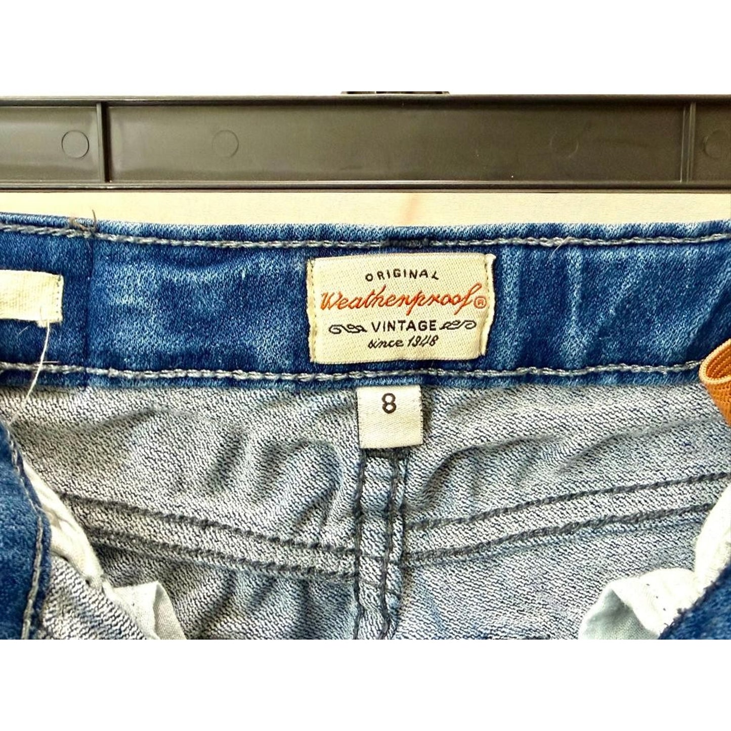 Weatherproof Vintage Boys Slim Fit Jeans Size 8 Medium Wash Blue Denim Stretch