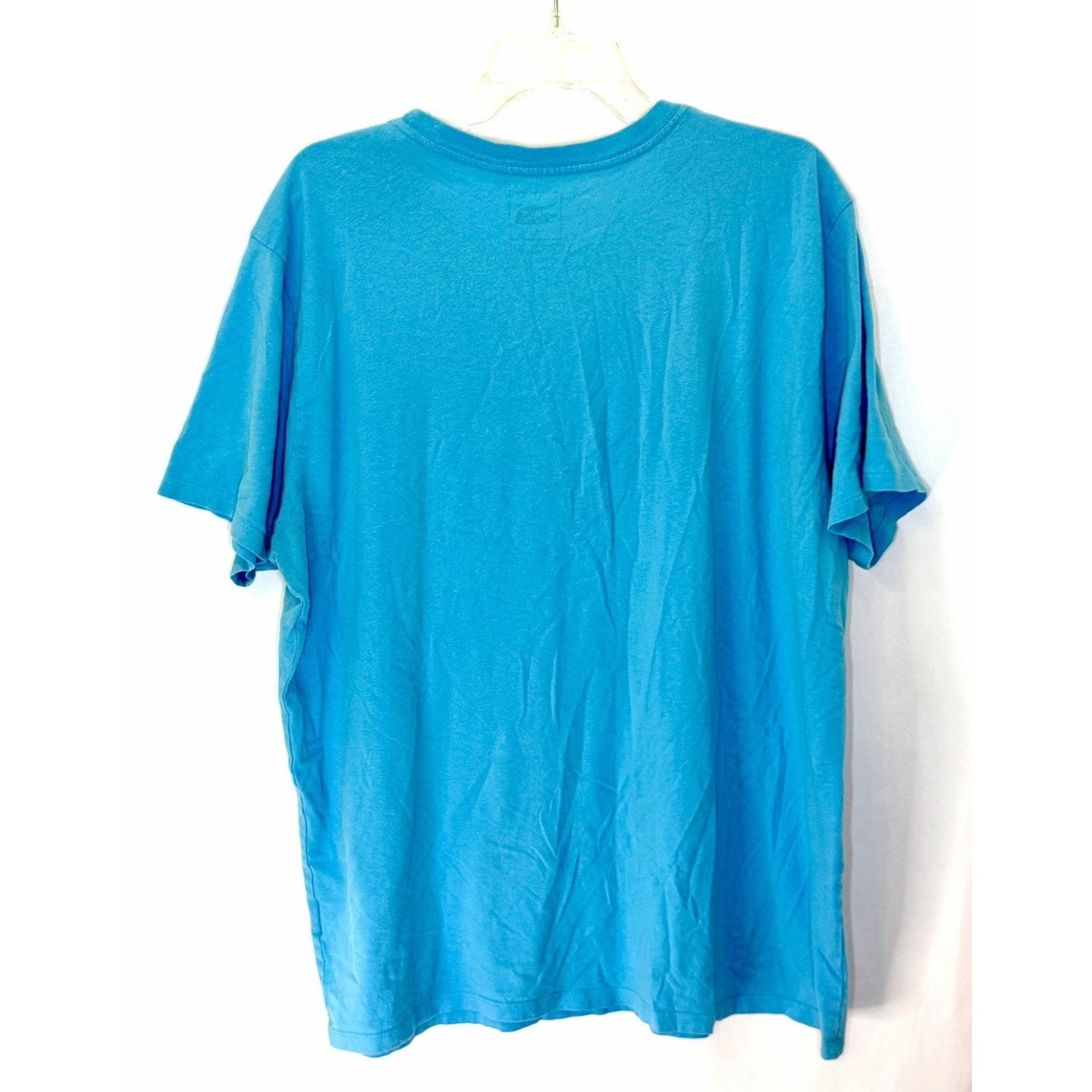 The North Face Shirt XXL Men Crew Neck Short Sleeve Casual Blue Dome