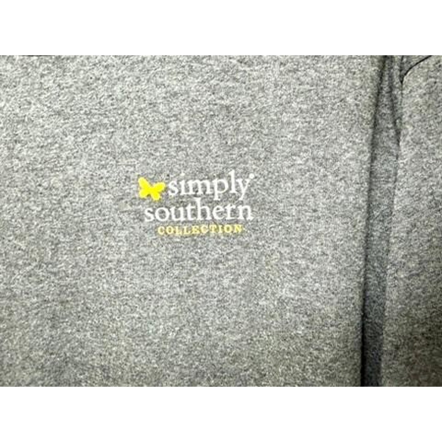 Simply Southern Let Your Soul Shine Long Sleeve Shirt Womens 2XL Grey Sunflower