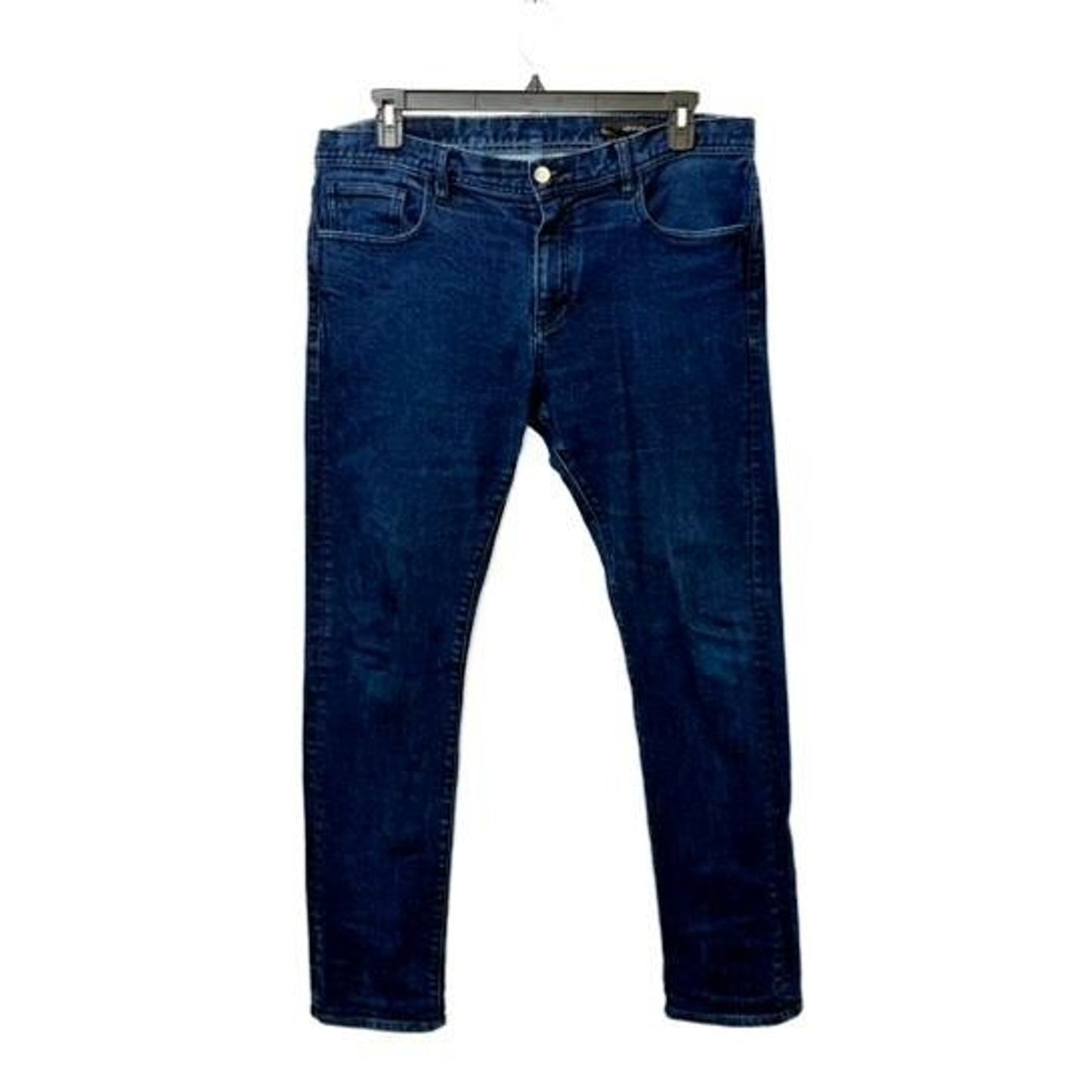 Armani Exchange J13 Slim Fit Jeans Mens Size 36 Dark Wash Blue Denim