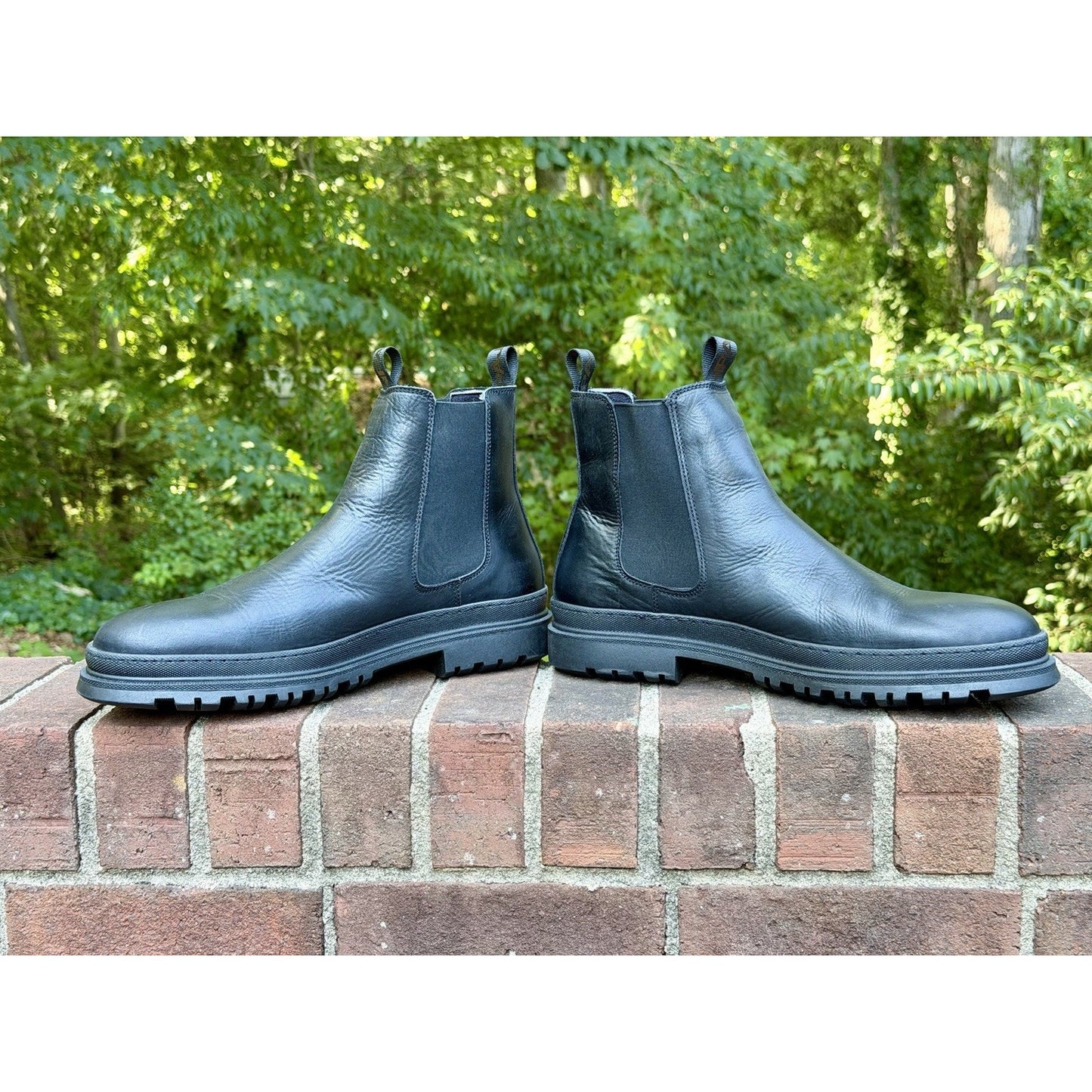 Pajar Cyprus Black Leather Waterproof Chelsea Boot Size 13 / 46 EU ($210 New)