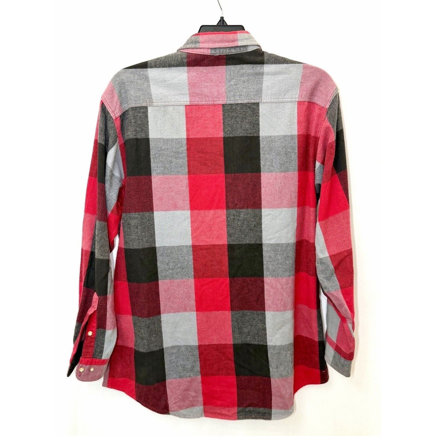 Vintage Woolrich Flannel Shirt Men’s Medium Red Black Gray Buffalo