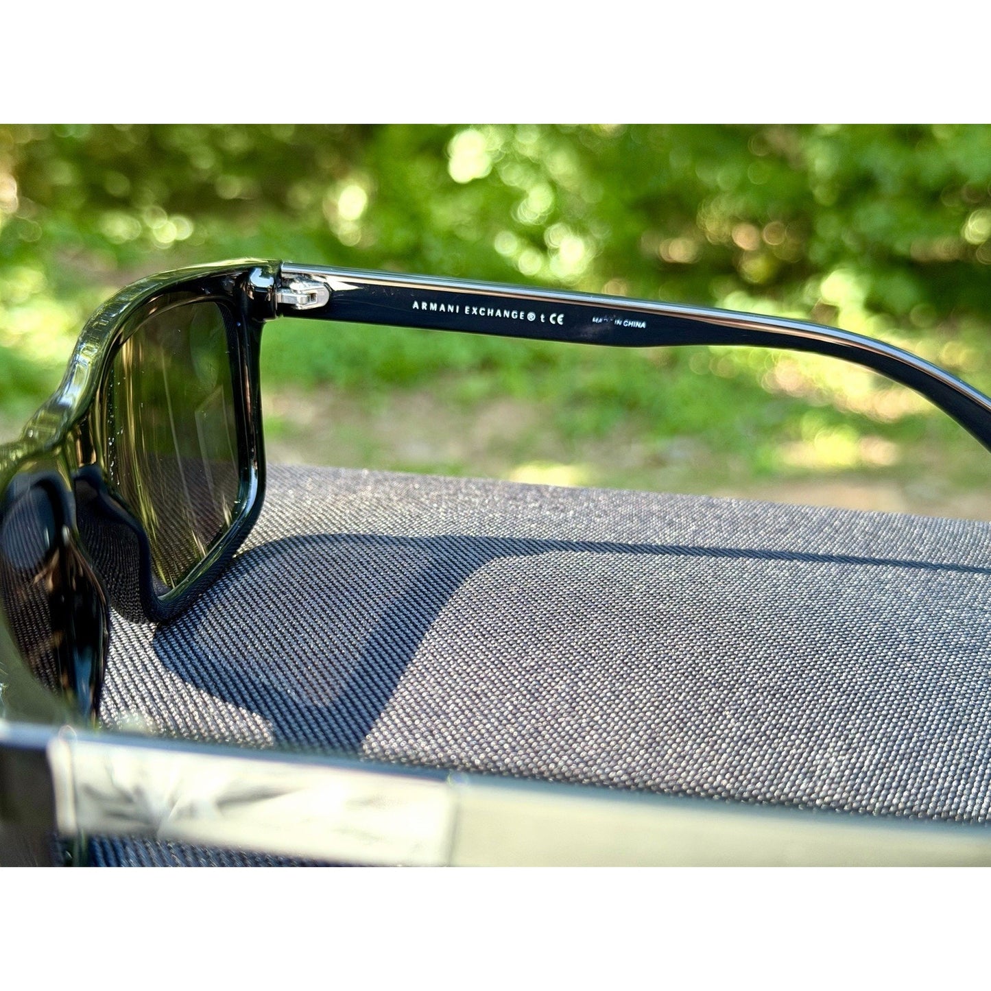 ARMANI EXCHANGE AX4162SU 838887 Matte Grey Black Men's 57 mm Sunglasses