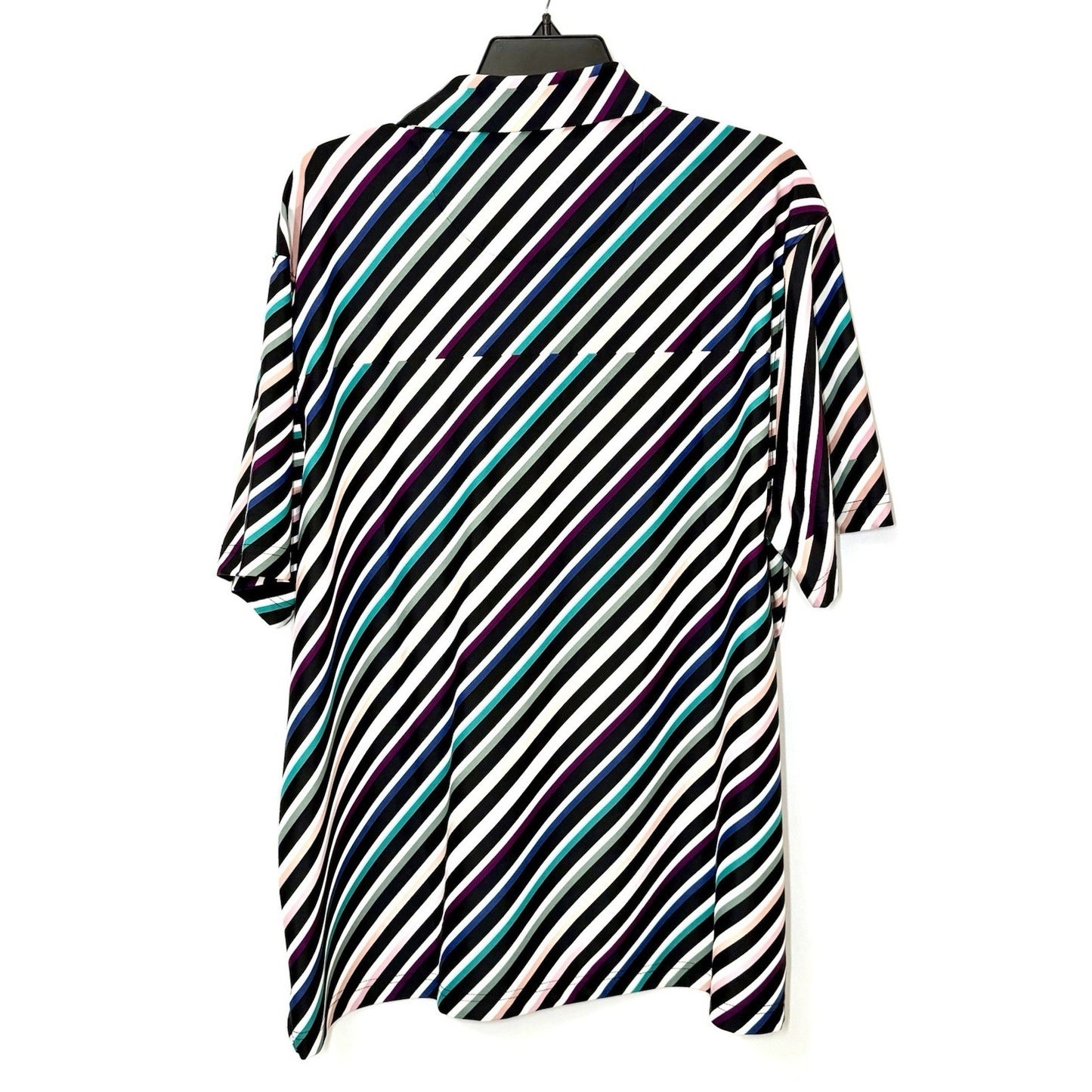 PENGUIN Men's Polo Shirt XL by Munsingwear Performance Stretch Golf Multi Strip