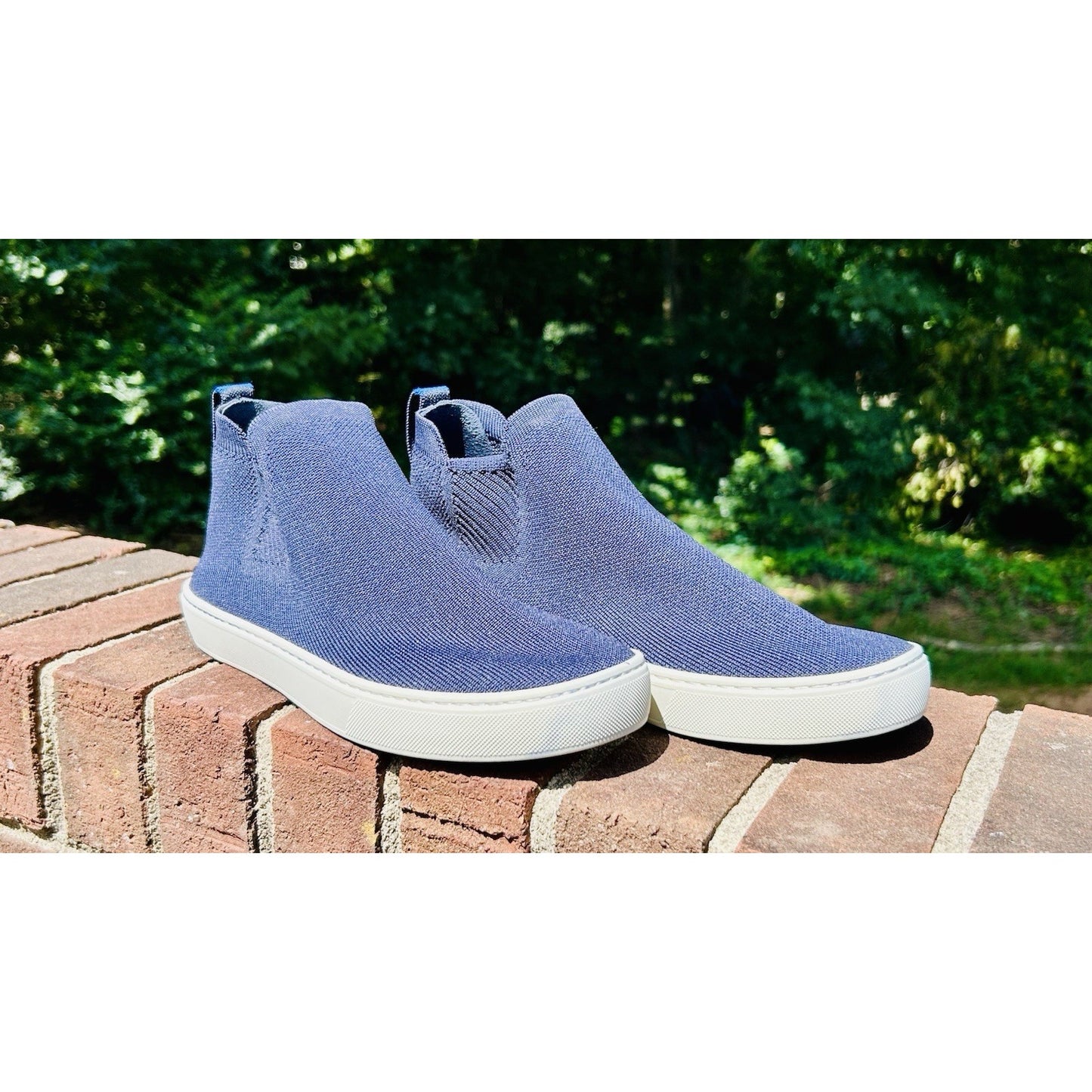 Rothy’s Women’s The Chelsea Pull-On High Top Ankle Boots Nightfall Navy Blue 9.5