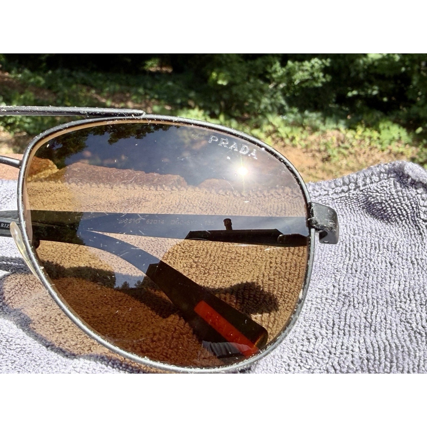 PRADA LINEA ROSSA 510S 7AX5W1 POLARIZED CARBON FIBER W/COA