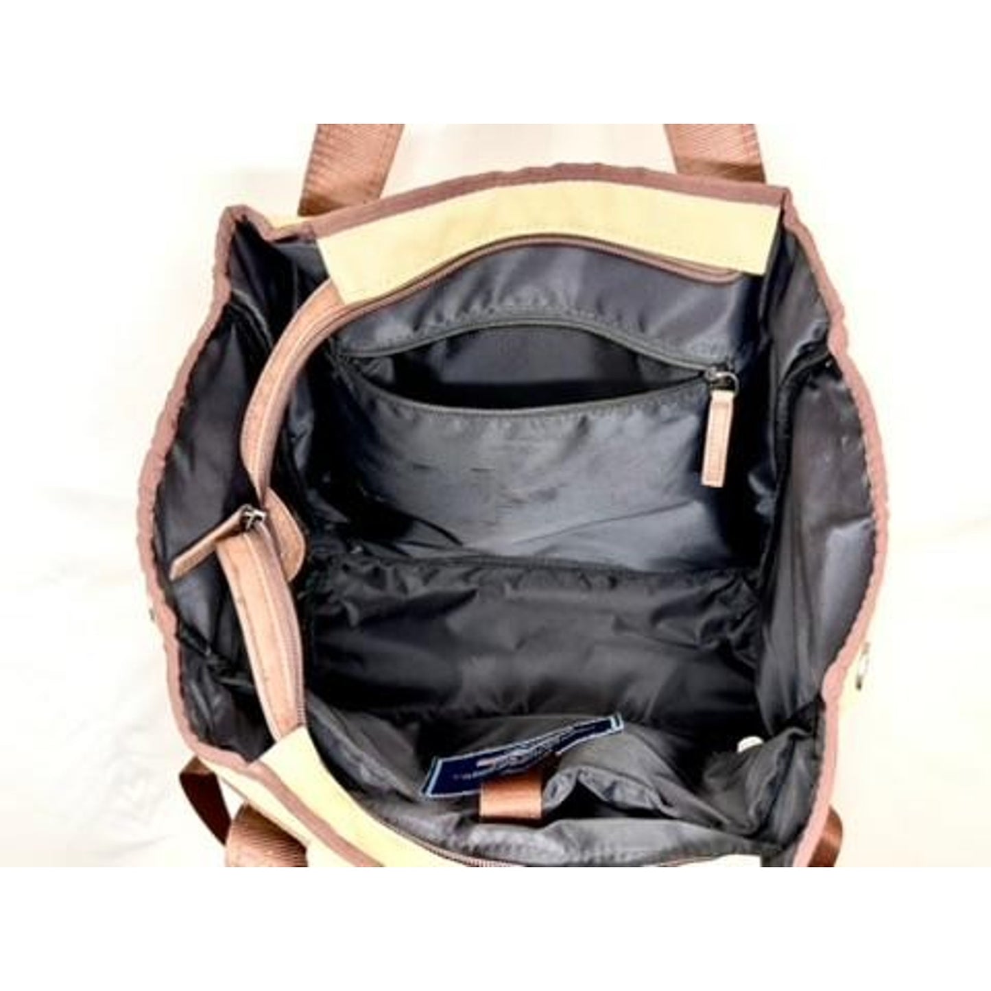 Stitch Golf Vintage Tuxe Tote Backpack Mens Tan Brown Convertible Travel Bag
