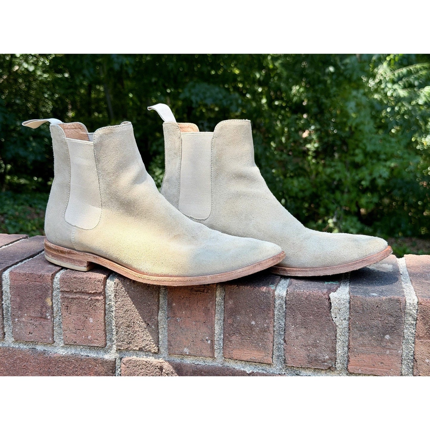 New Republic By Mark McNairy - Chelsea Boot - Men’s Size 12/45.5 EU - Tan Suede