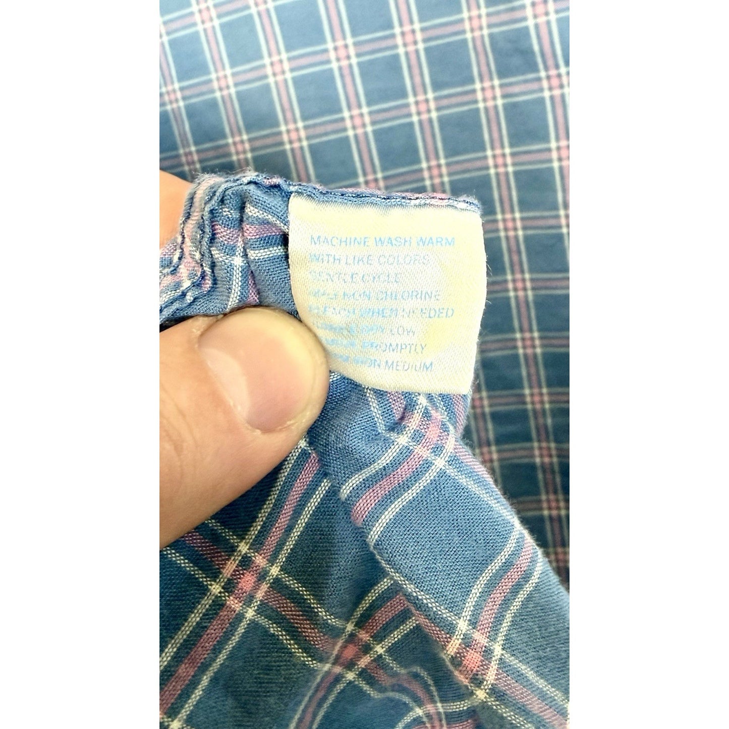 Southern Tide Shirt Mens Large Skipjack Heather Blue Plaid Sport Button Down