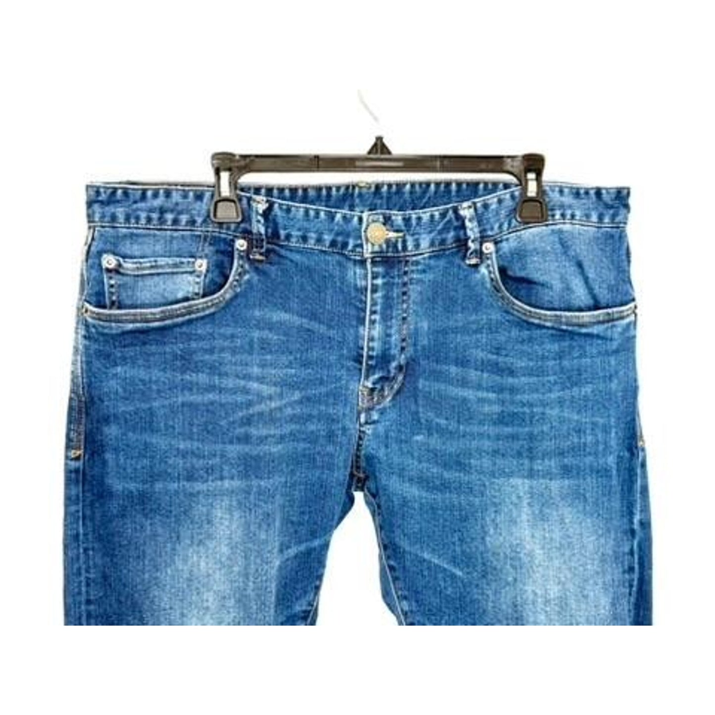 Armani Exchange Skinny Jeans Mens 36 Blue Stretch Denim Pants 7VJZ14 Z1BUZ