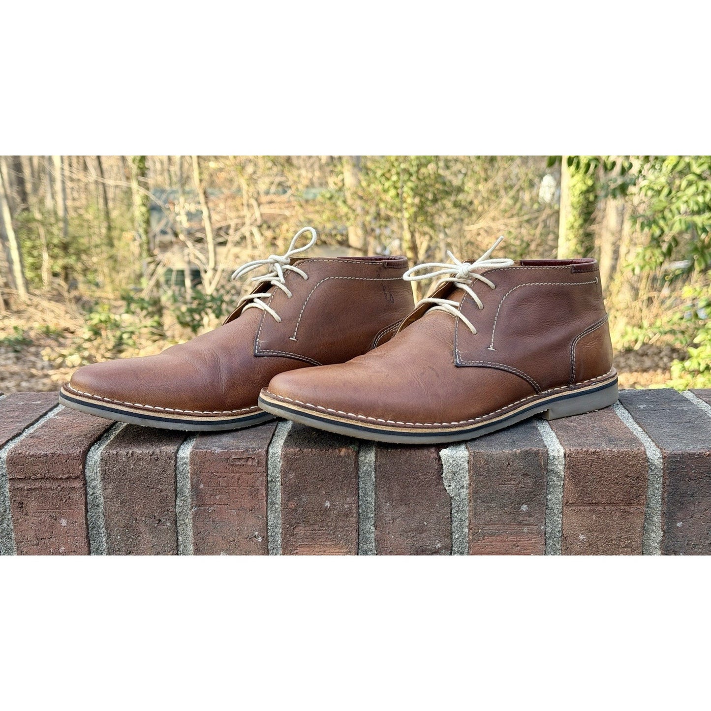 Steve Madden Heston Chukka Boots Tan Leather - Worn Twice/Cleaned Men’s Size 12